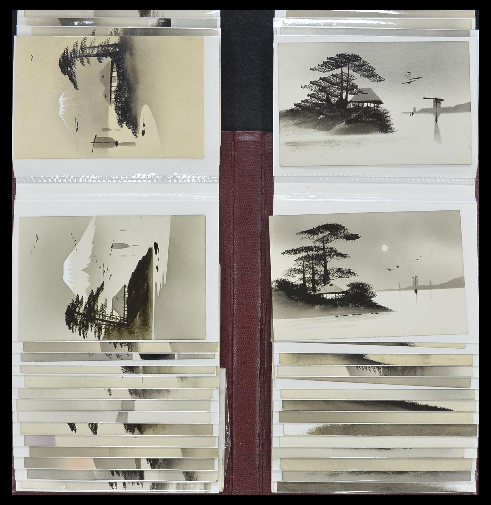 33949 158 - Postzegelverzameling 33949 Japan ansichtkaarten 1900-1930.