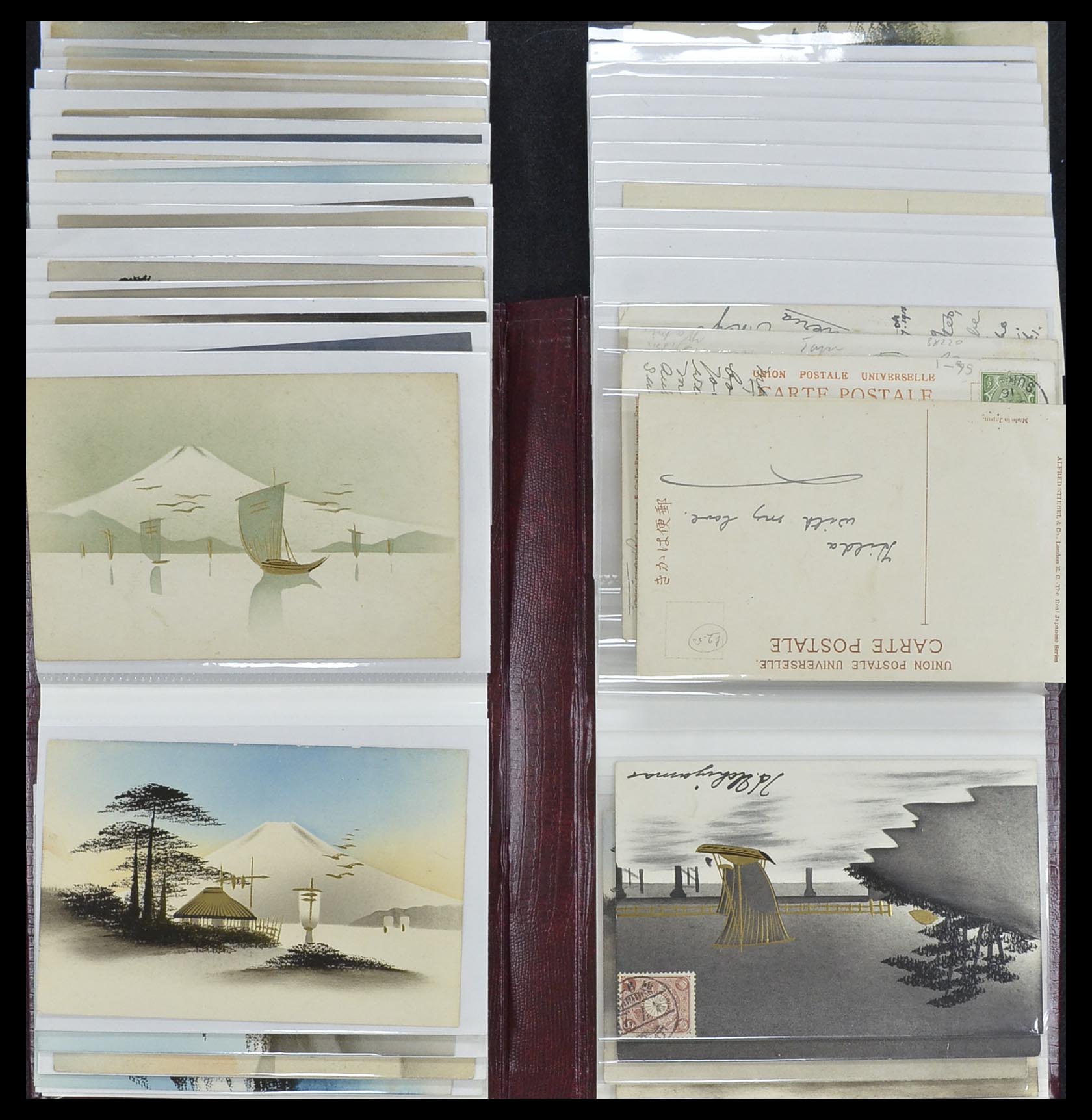 33949 188 - Postzegelverzameling 33949 Japan ansichtkaarten 1900-1930.