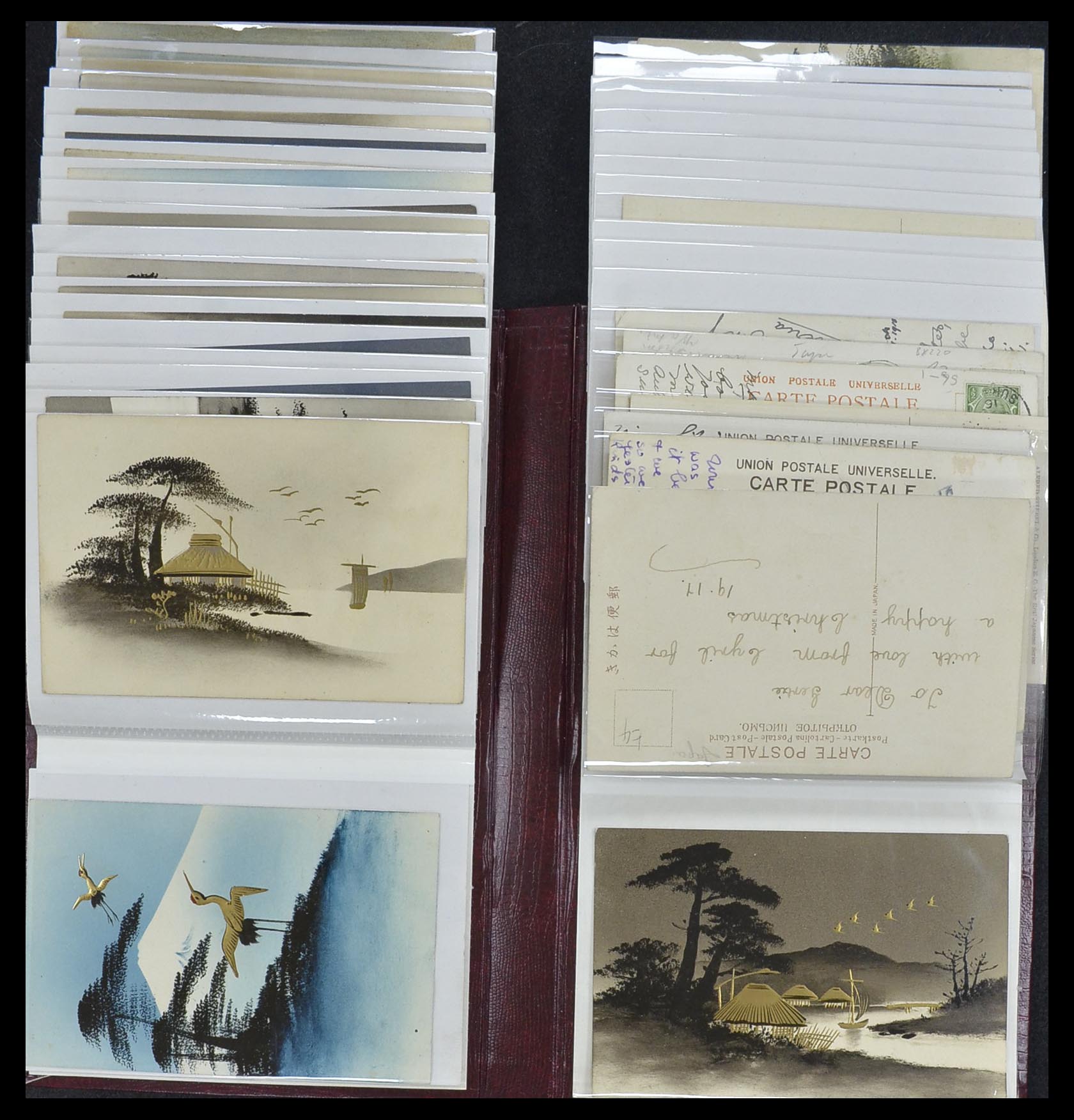 33949 191 - Postzegelverzameling 33949 Japan ansichtkaarten 1900-1930.