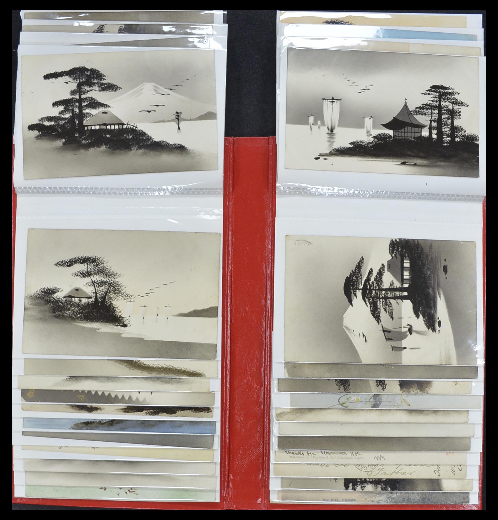 33949 213 - Postzegelverzameling 33949 Japan ansichtkaarten 1900-1930.
