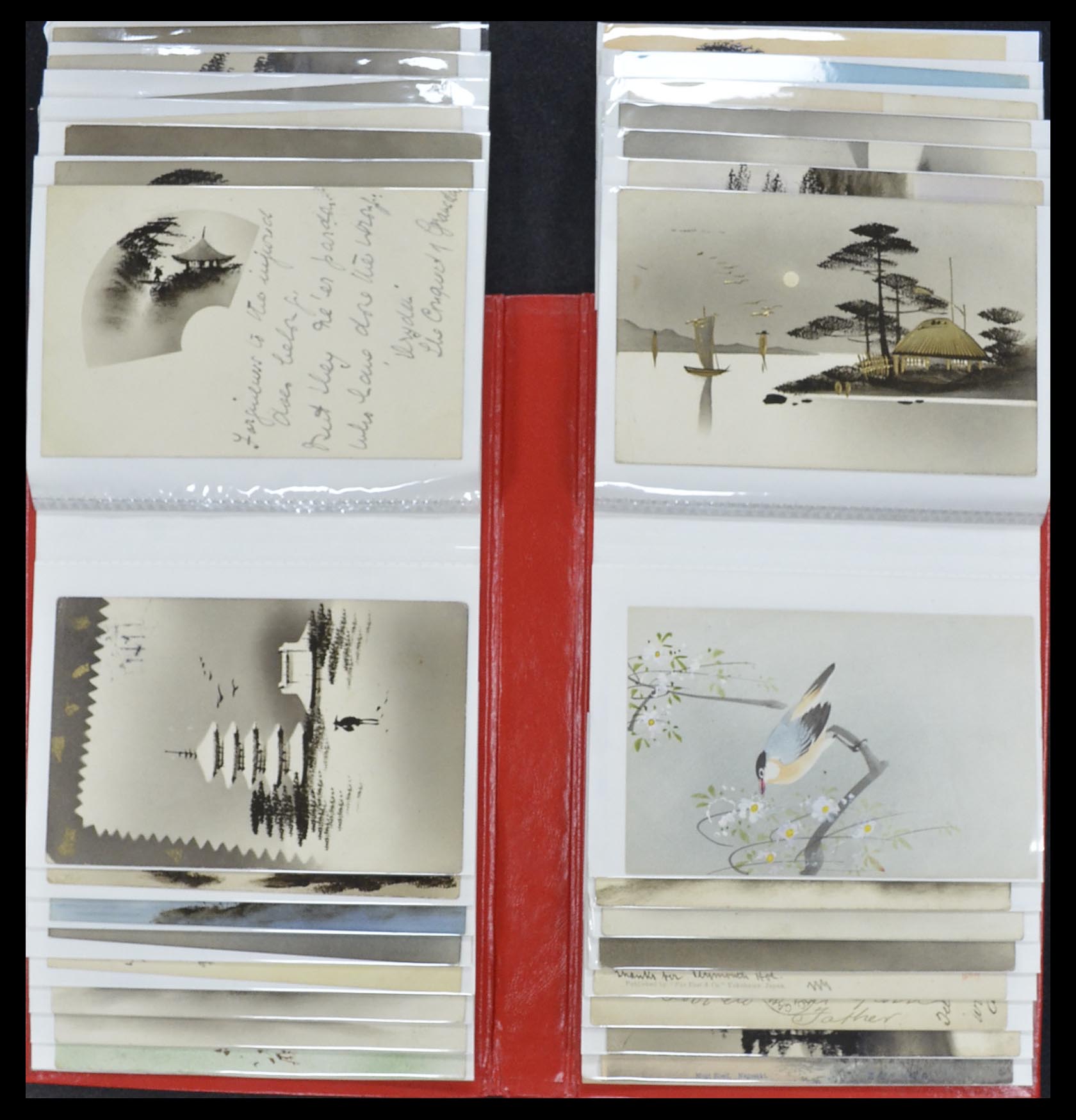 33949 216 - Postzegelverzameling 33949 Japan ansichtkaarten 1900-1930.