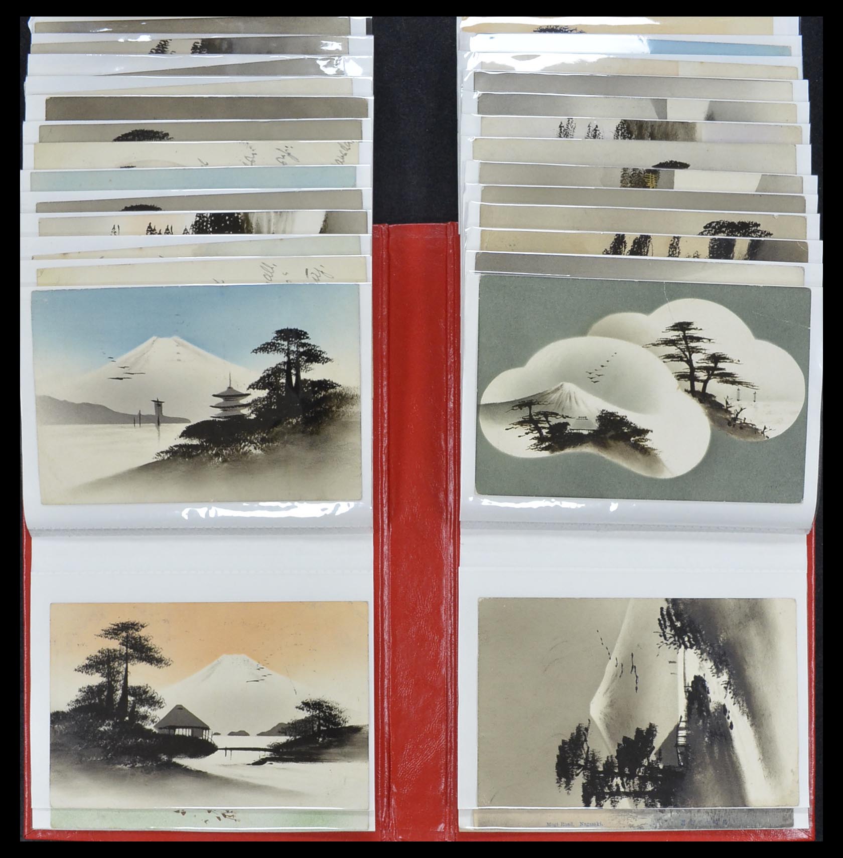 33949 222 - Postzegelverzameling 33949 Japan ansichtkaarten 1900-1930.