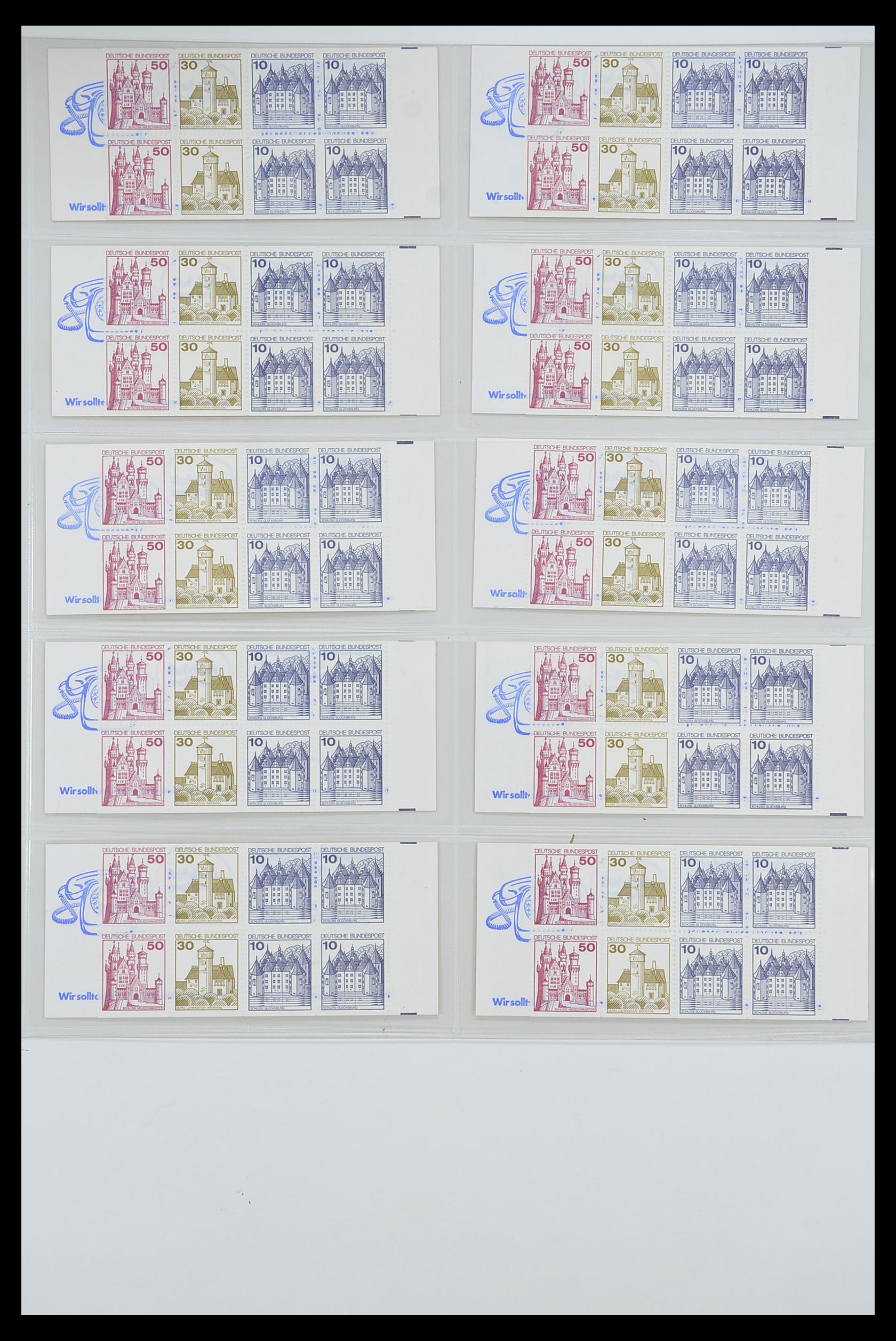 33951 025 - Stamp collection 33951 Bundespost and Berlin stamp booklets 1956-1980.