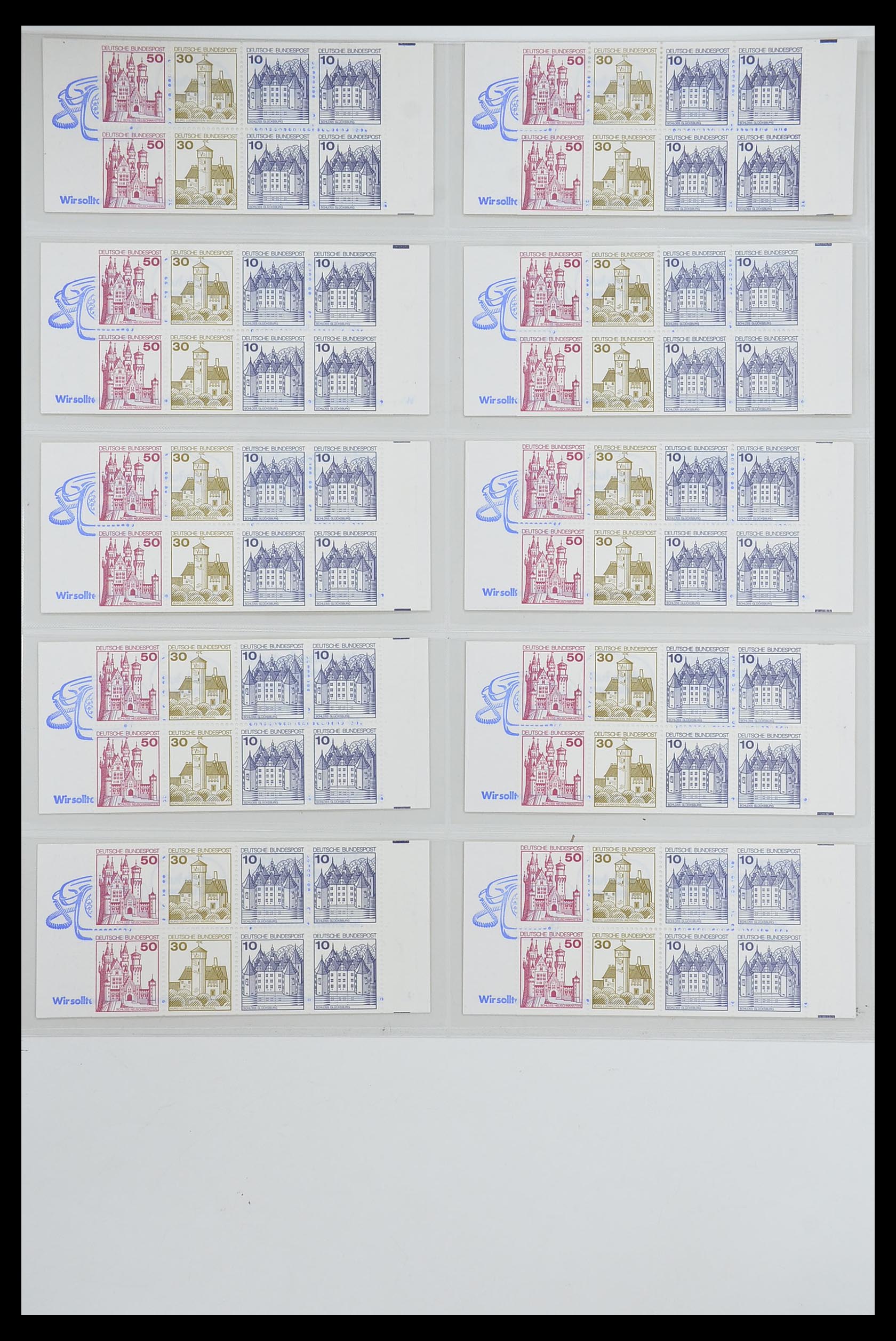 33951 031 - Postzegelverzameling 33951 Bundespost en Berlijn postzegelboekjes 195