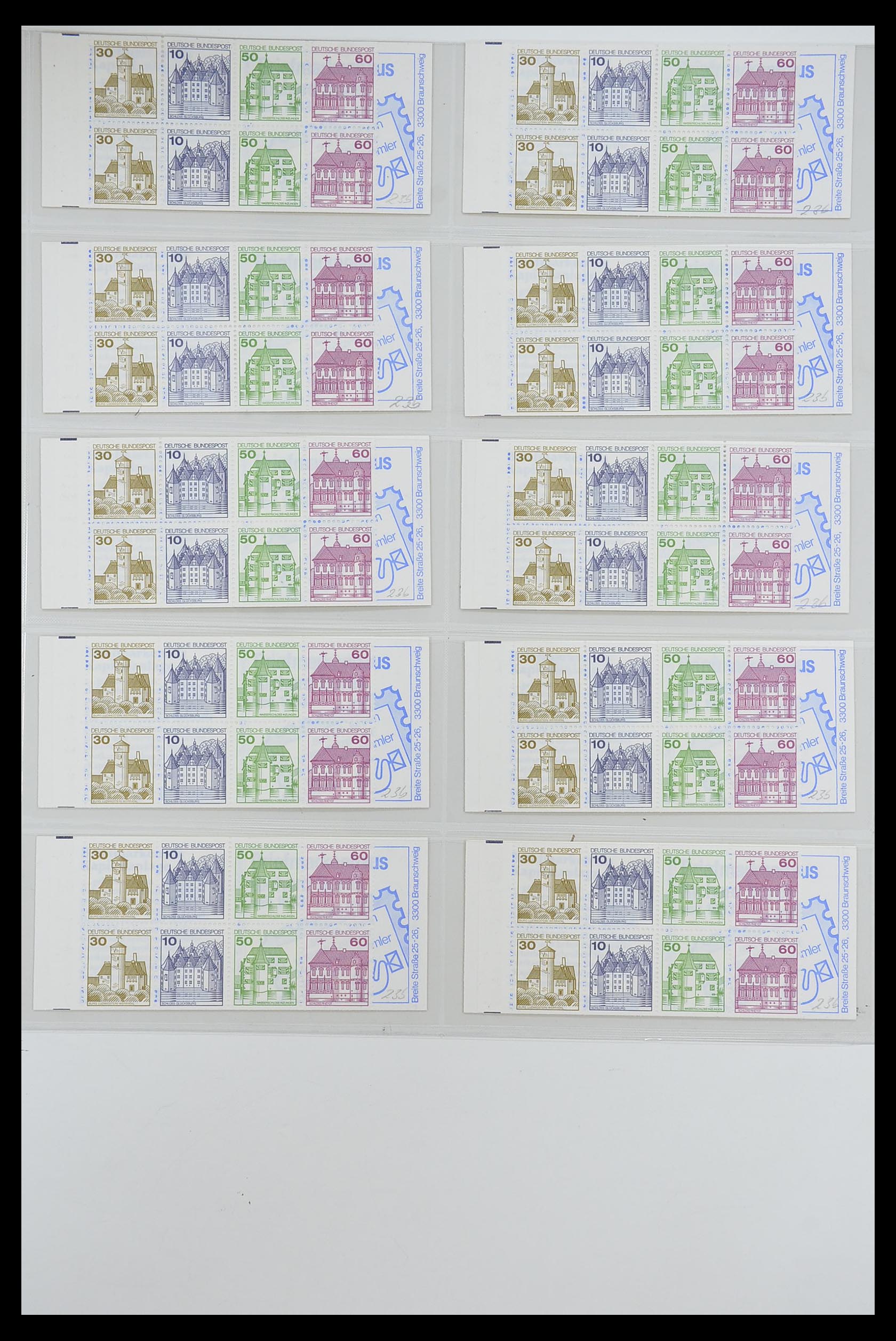 33951 041 - Stamp collection 33951 Bundespost and Berlin stamp booklets 1956-1980.