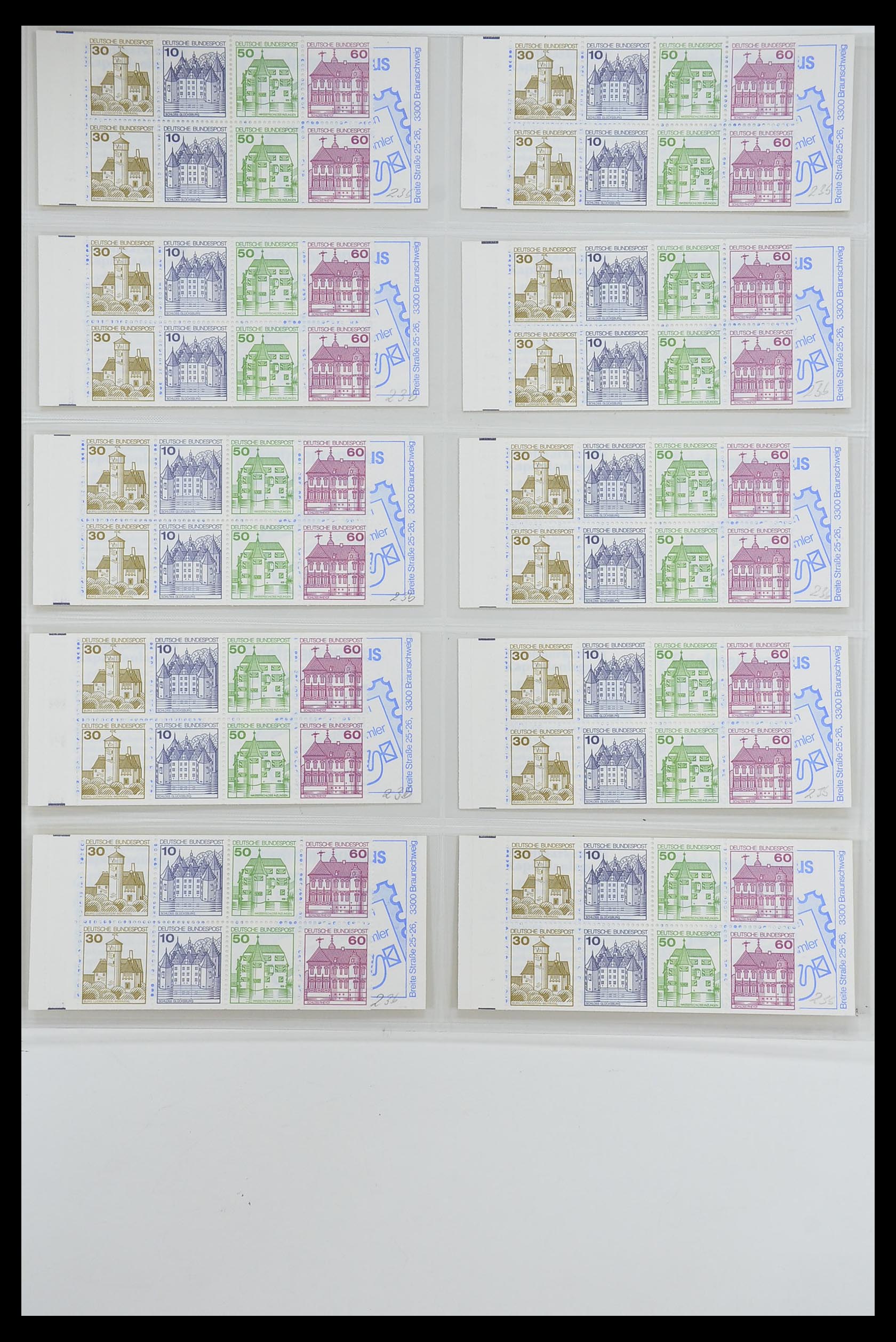 33951 043 - Postzegelverzameling 33951 Bundespost en Berlijn postzegelboekjes 195