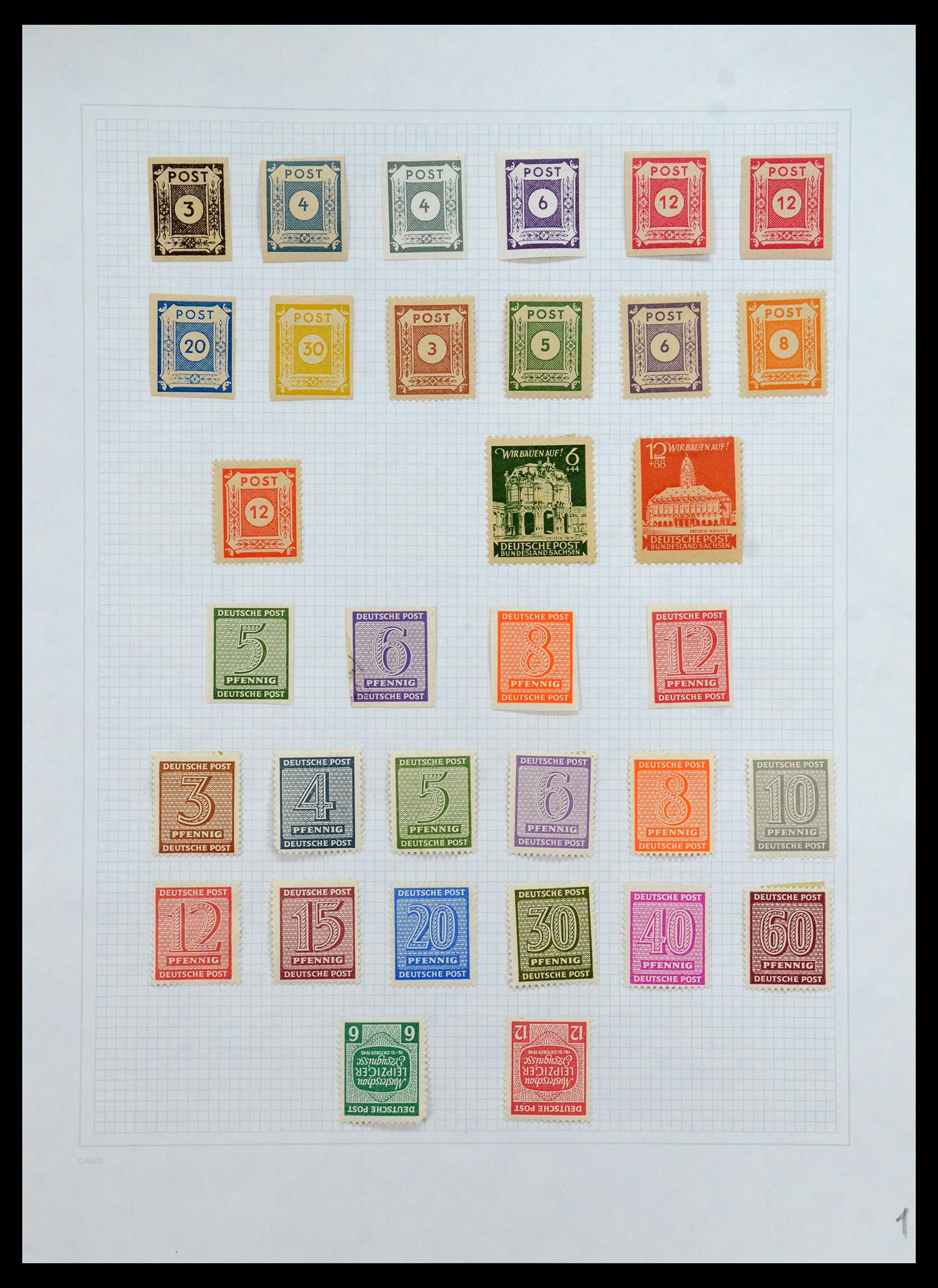 33952 001 - Postzegelverzameling 33952 Tsjechoslowakije 1918-1956.