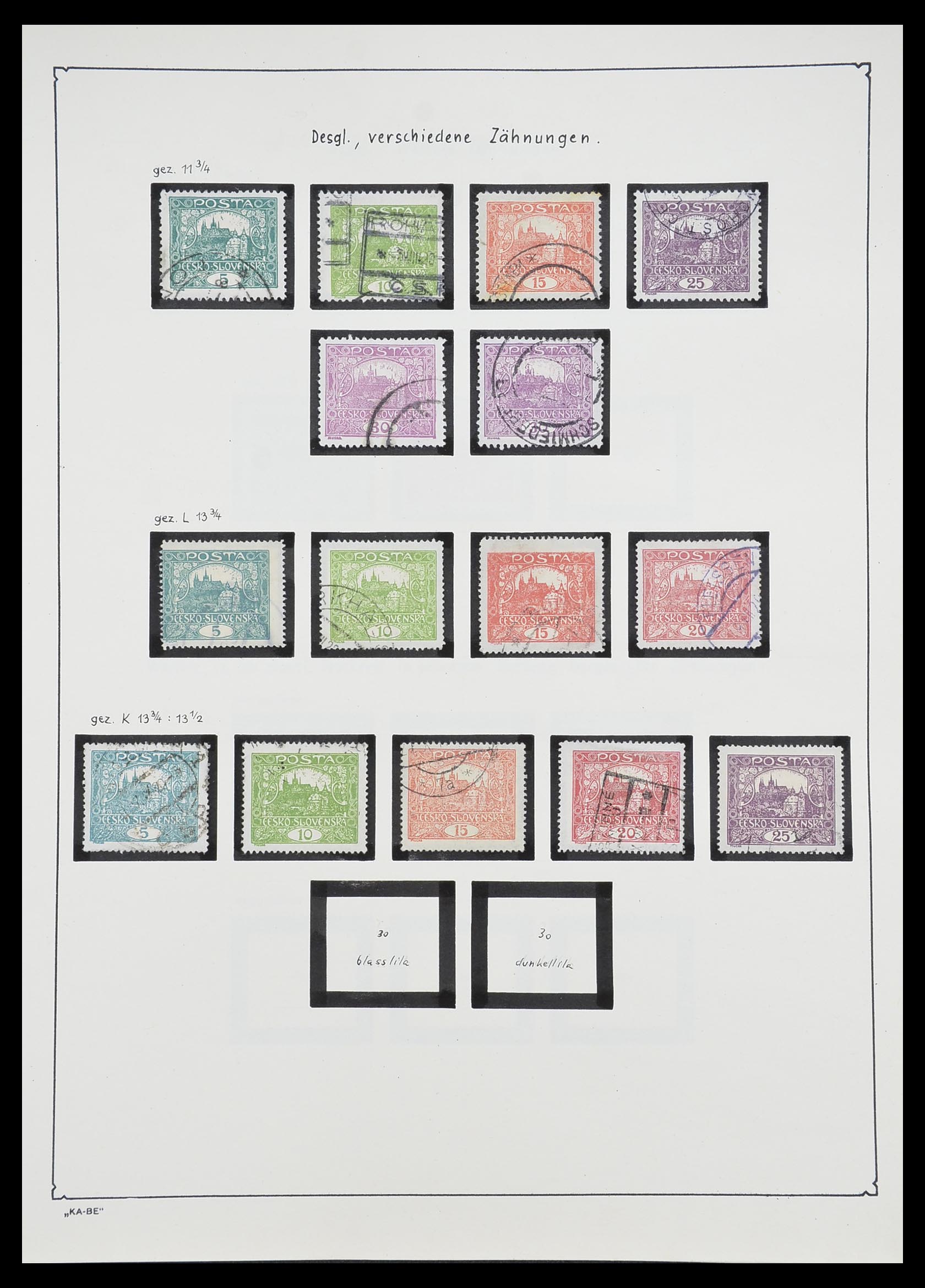 33952 009 - Postzegelverzameling 33952 Tsjechoslowakije 1918-1956.