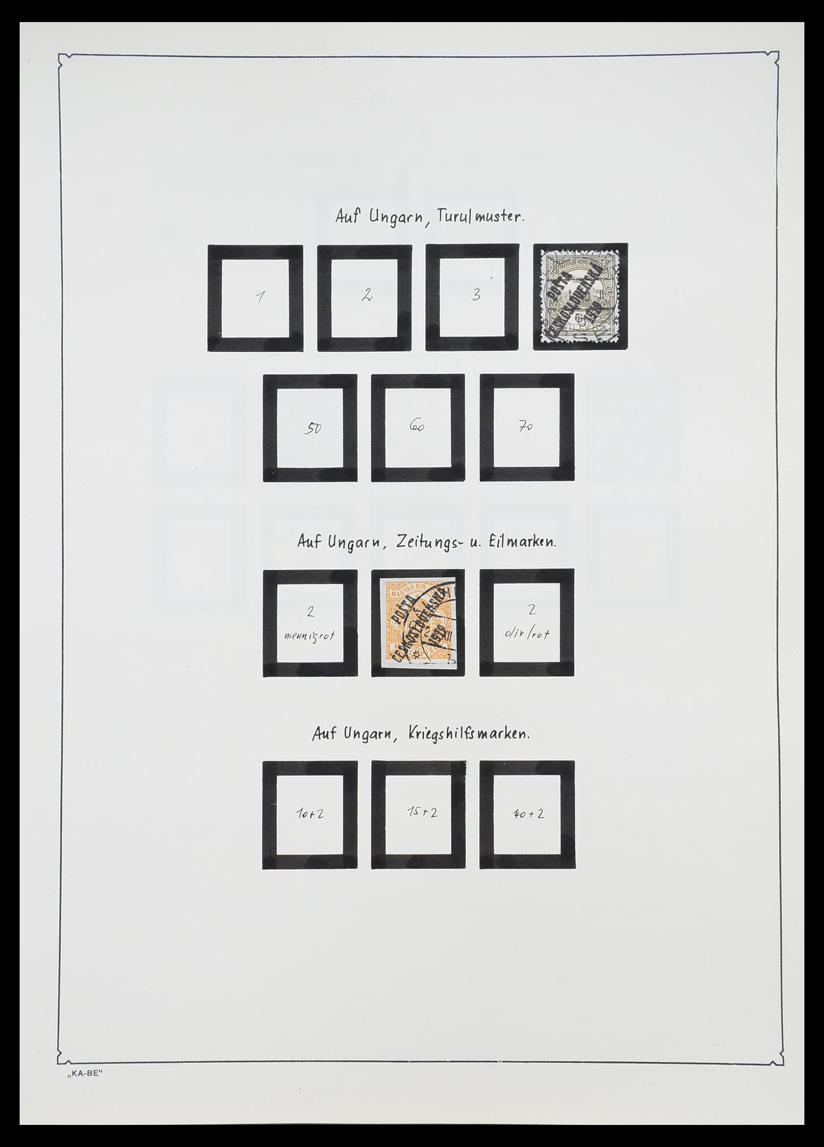 33952 015 - Postzegelverzameling 33952 Tsjechoslowakije 1918-1956.