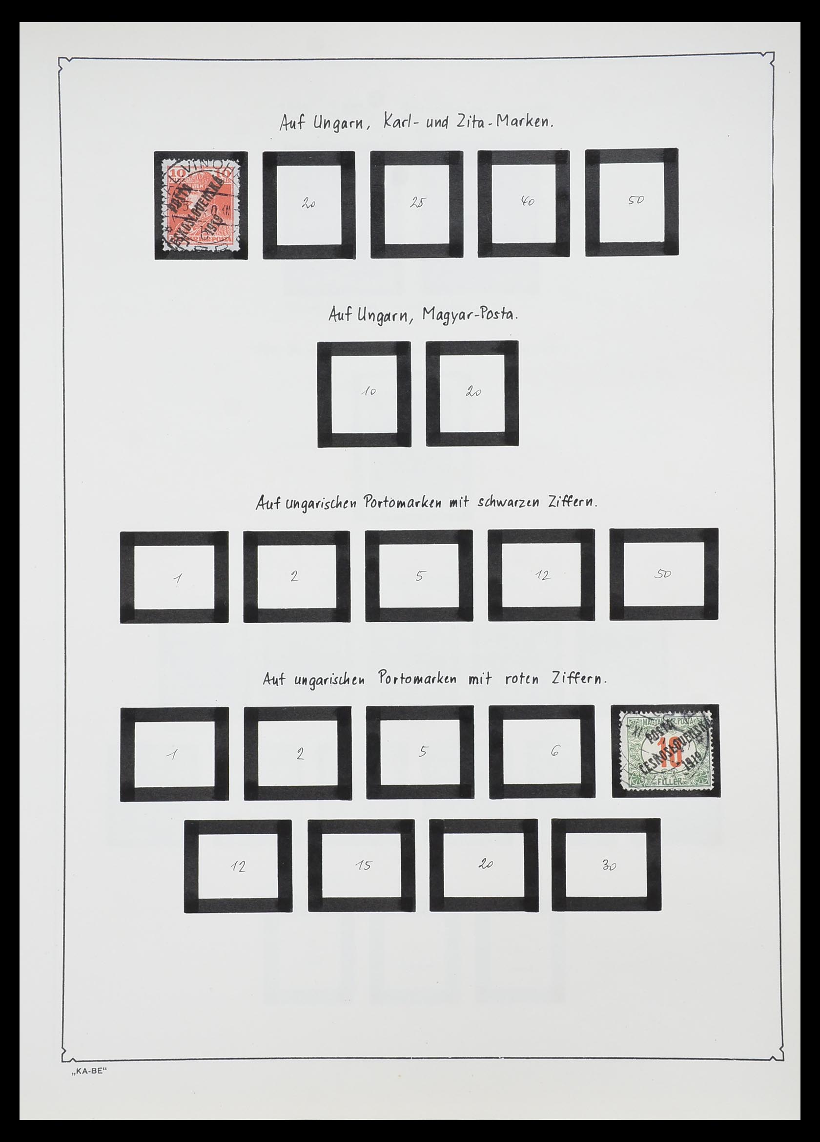 33952 017 - Postzegelverzameling 33952 Tsjechoslowakije 1918-1956.