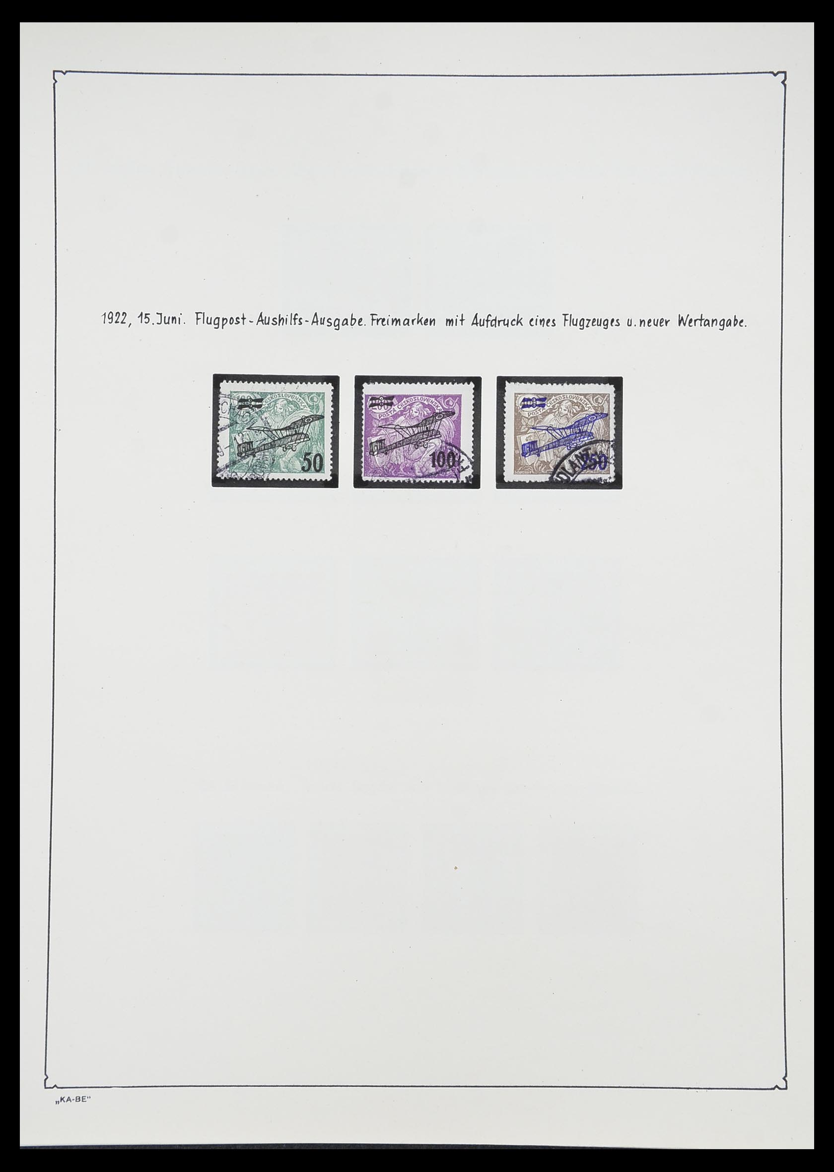 33952 022 - Postzegelverzameling 33952 Tsjechoslowakije 1918-1956.