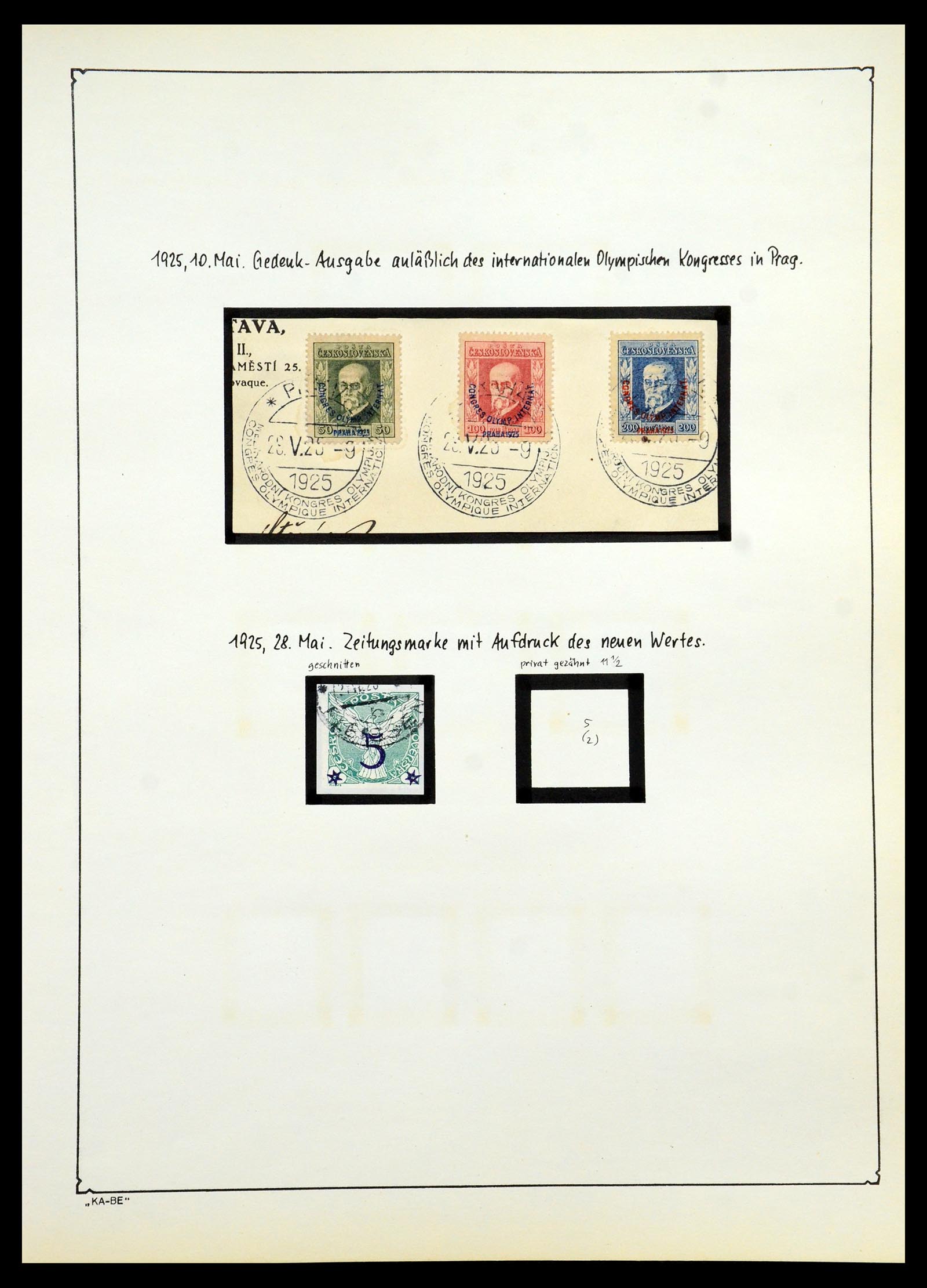 33952 023a - Postzegelverzameling 33952 Tsjechoslowakije 1918-1956.