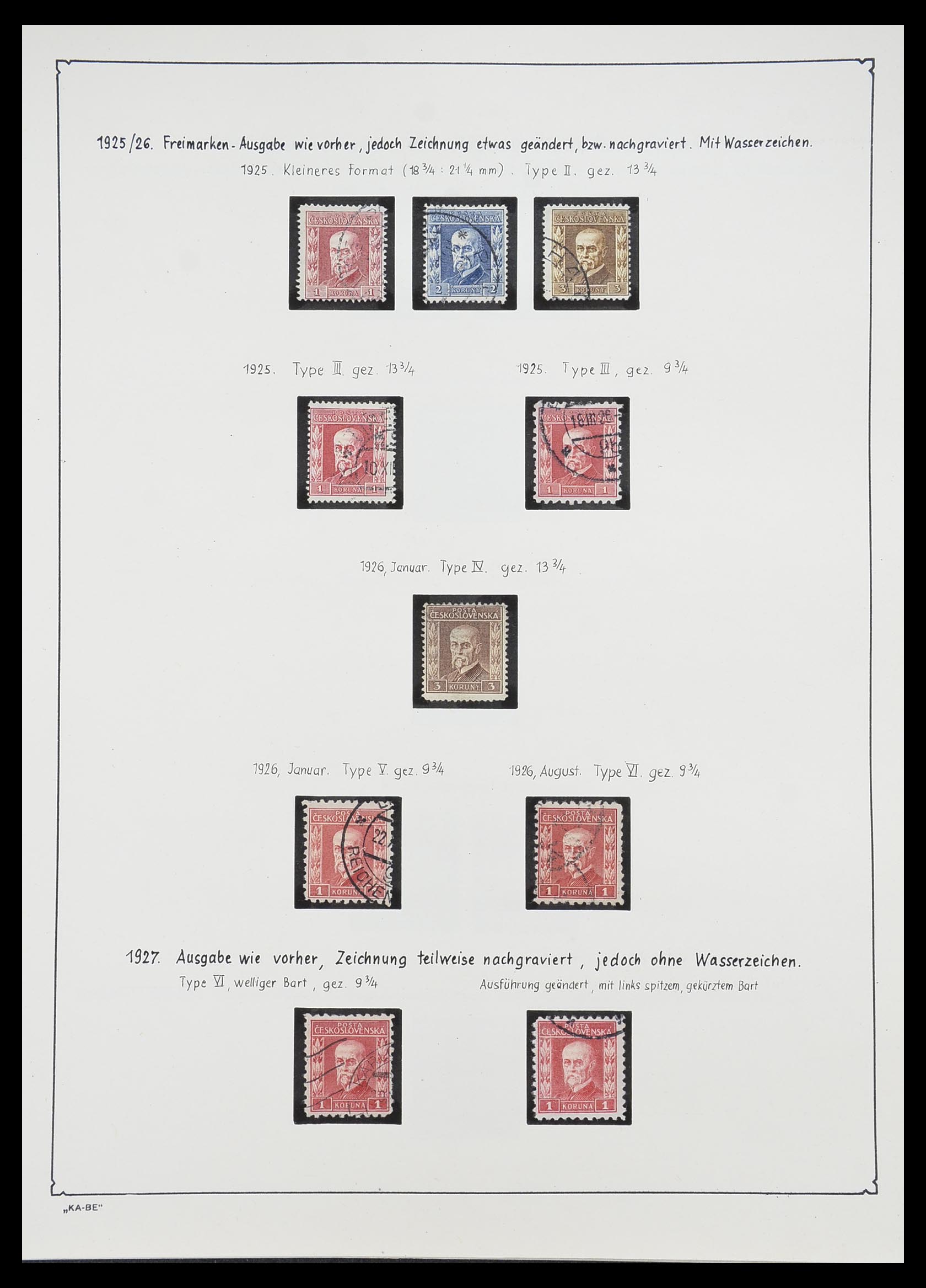 33952 027 - Postzegelverzameling 33952 Tsjechoslowakije 1918-1956.