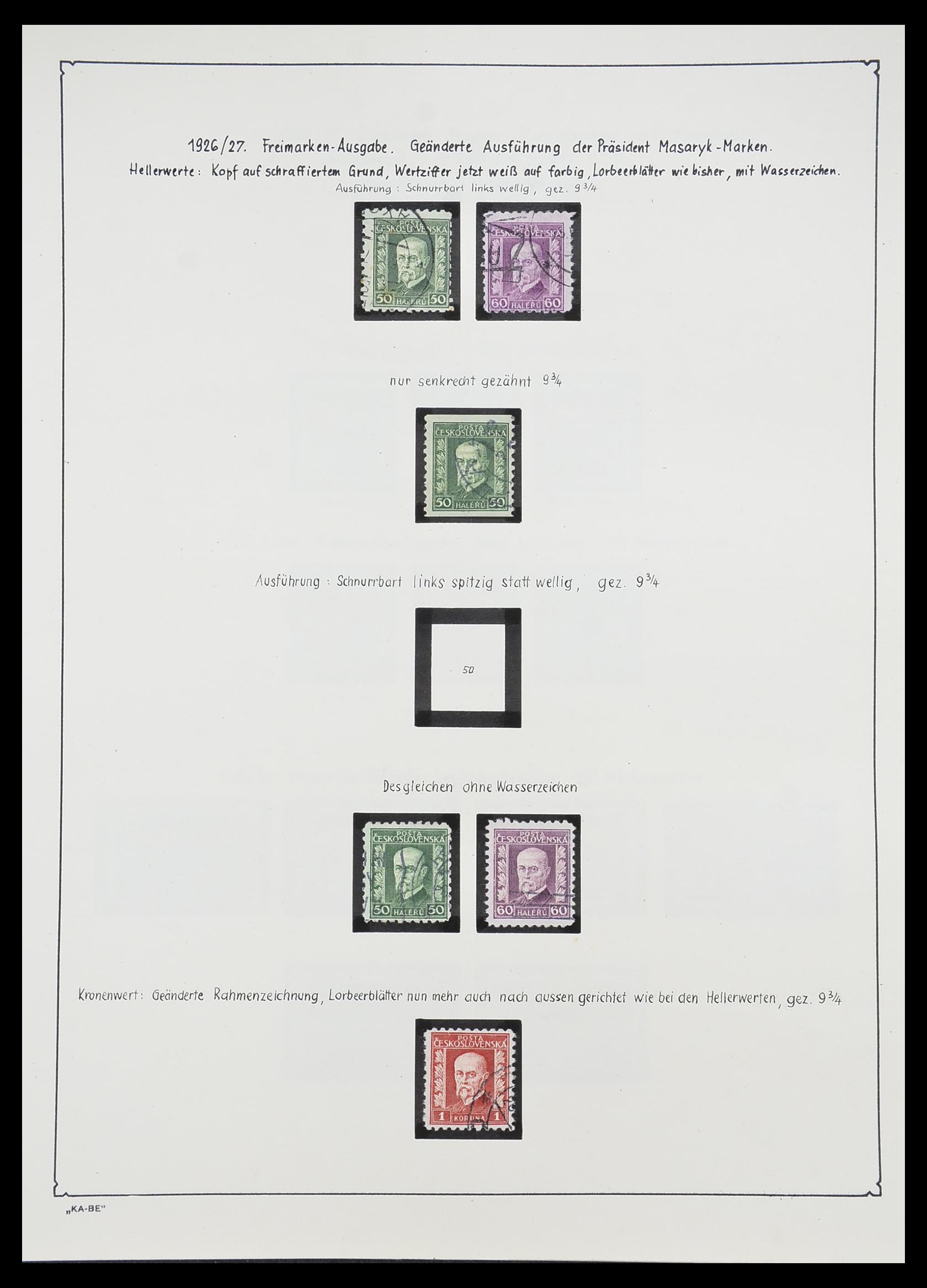 33952 028 - Postzegelverzameling 33952 Tsjechoslowakije 1918-1956.