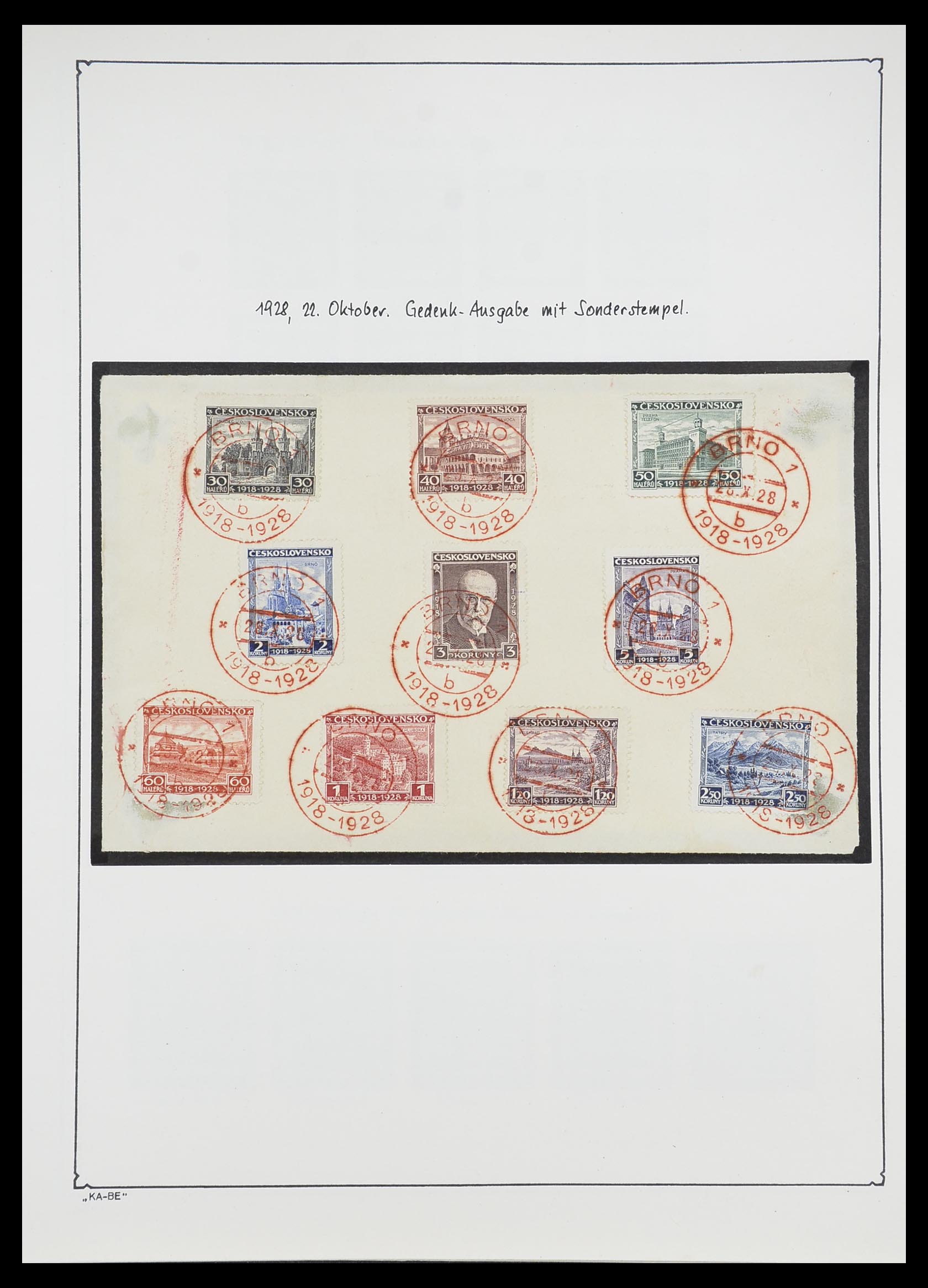 33952 032 - Postzegelverzameling 33952 Tsjechoslowakije 1918-1956.