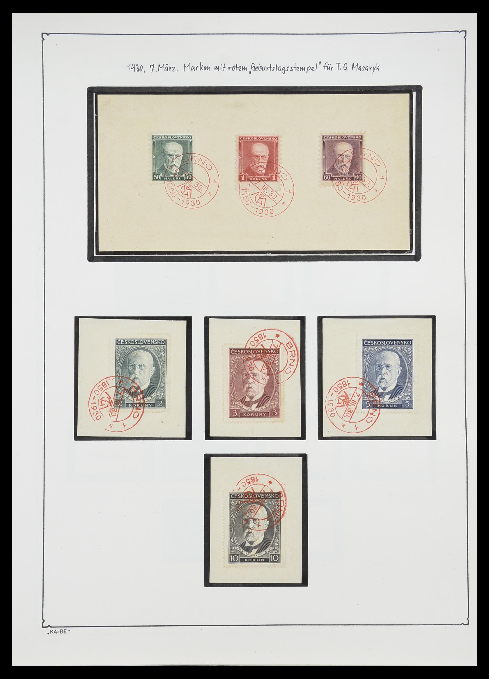 33952 035 - Postzegelverzameling 33952 Tsjechoslowakije 1918-1956.