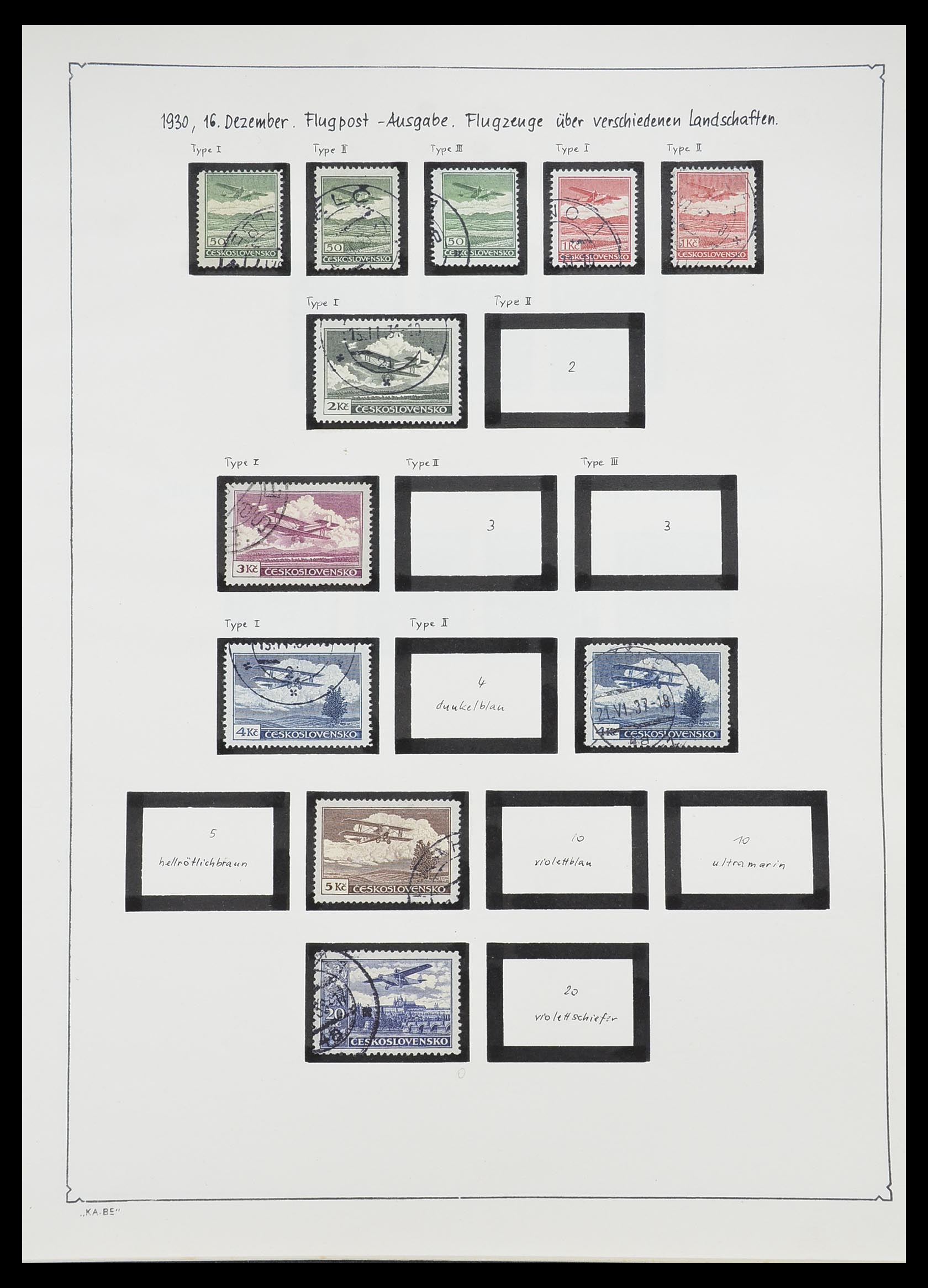 33952 036 - Postzegelverzameling 33952 Tsjechoslowakije 1918-1956.