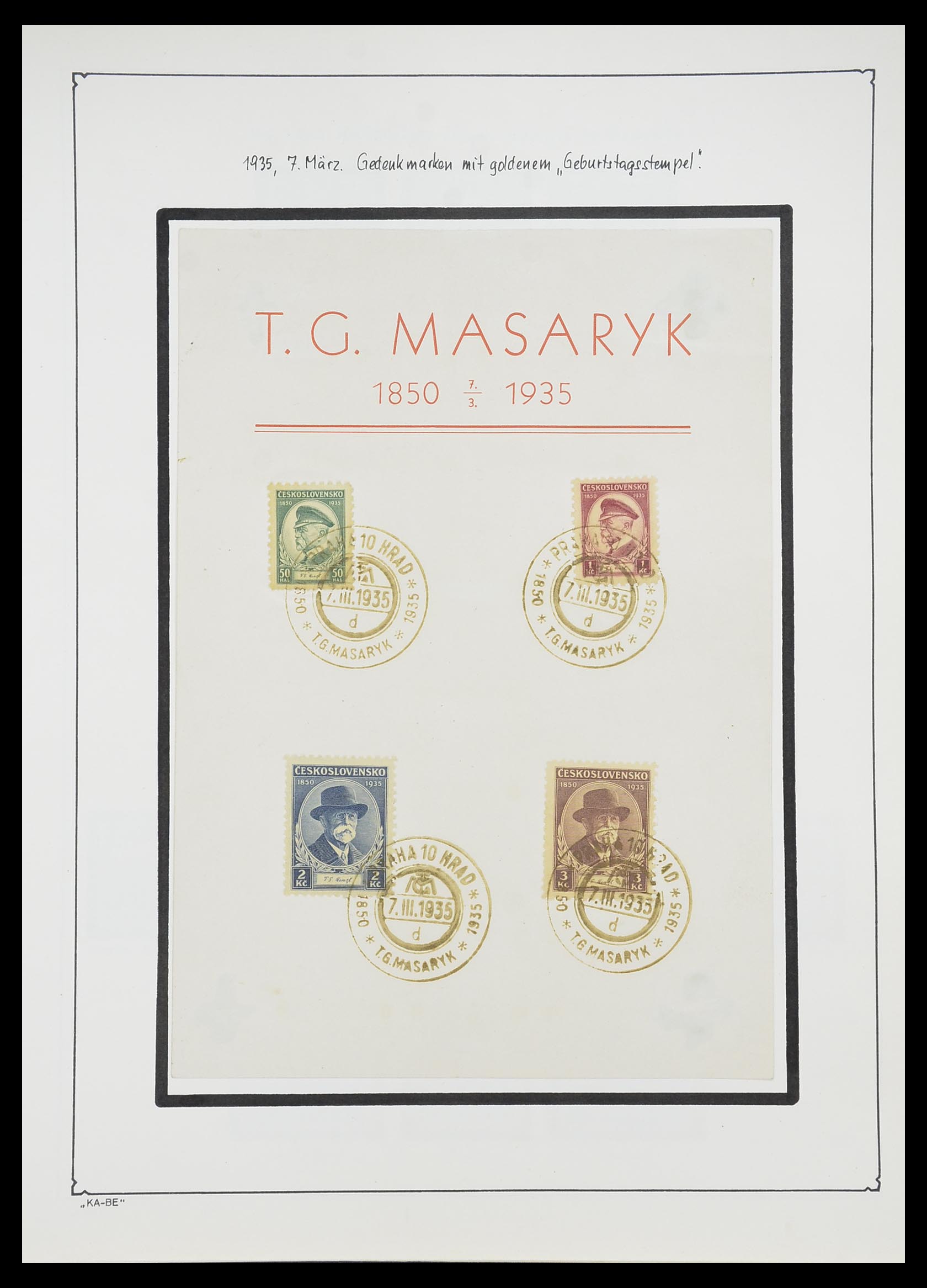 33952 042 - Postzegelverzameling 33952 Tsjechoslowakije 1918-1956.