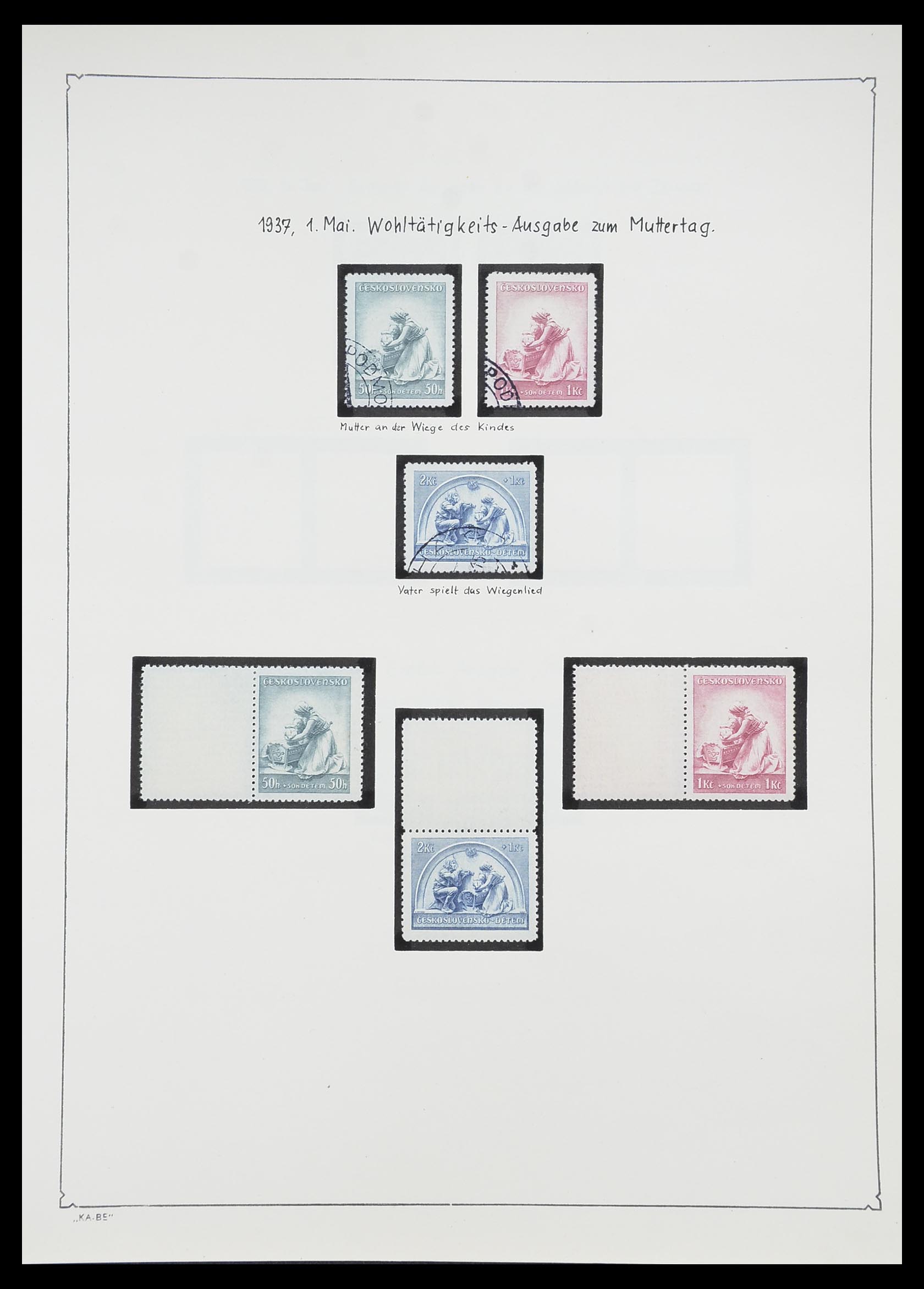 33952 045 - Postzegelverzameling 33952 Tsjechoslowakije 1918-1956.