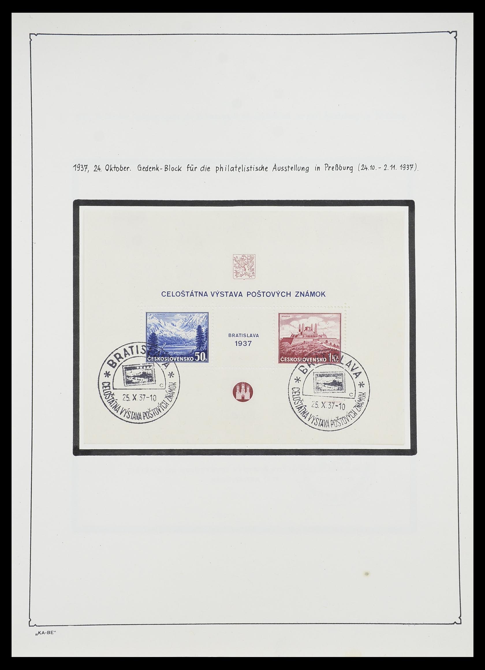 33952 049 - Postzegelverzameling 33952 Tsjechoslowakije 1918-1956.