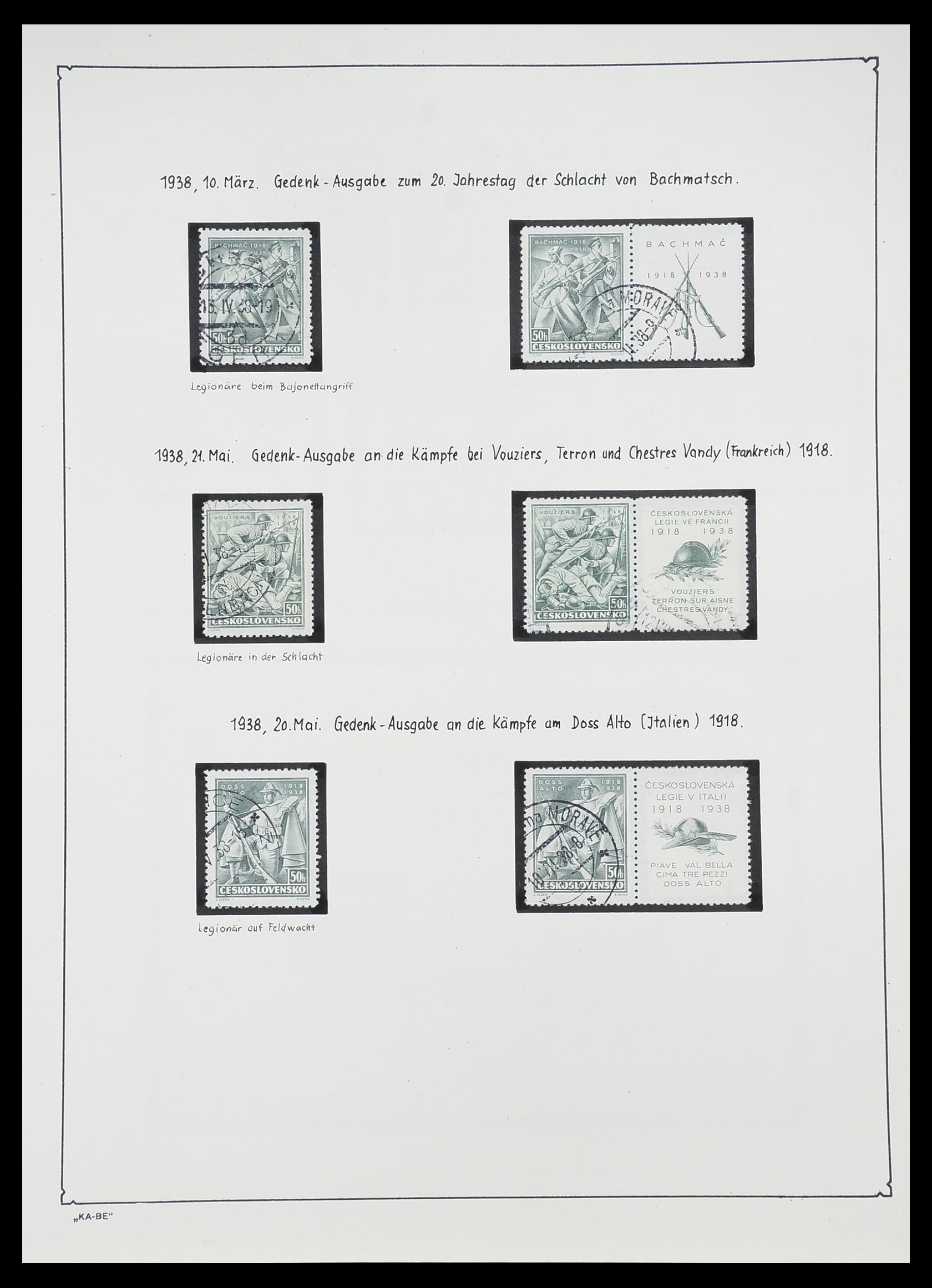 33952 053 - Postzegelverzameling 33952 Tsjechoslowakije 1918-1956.