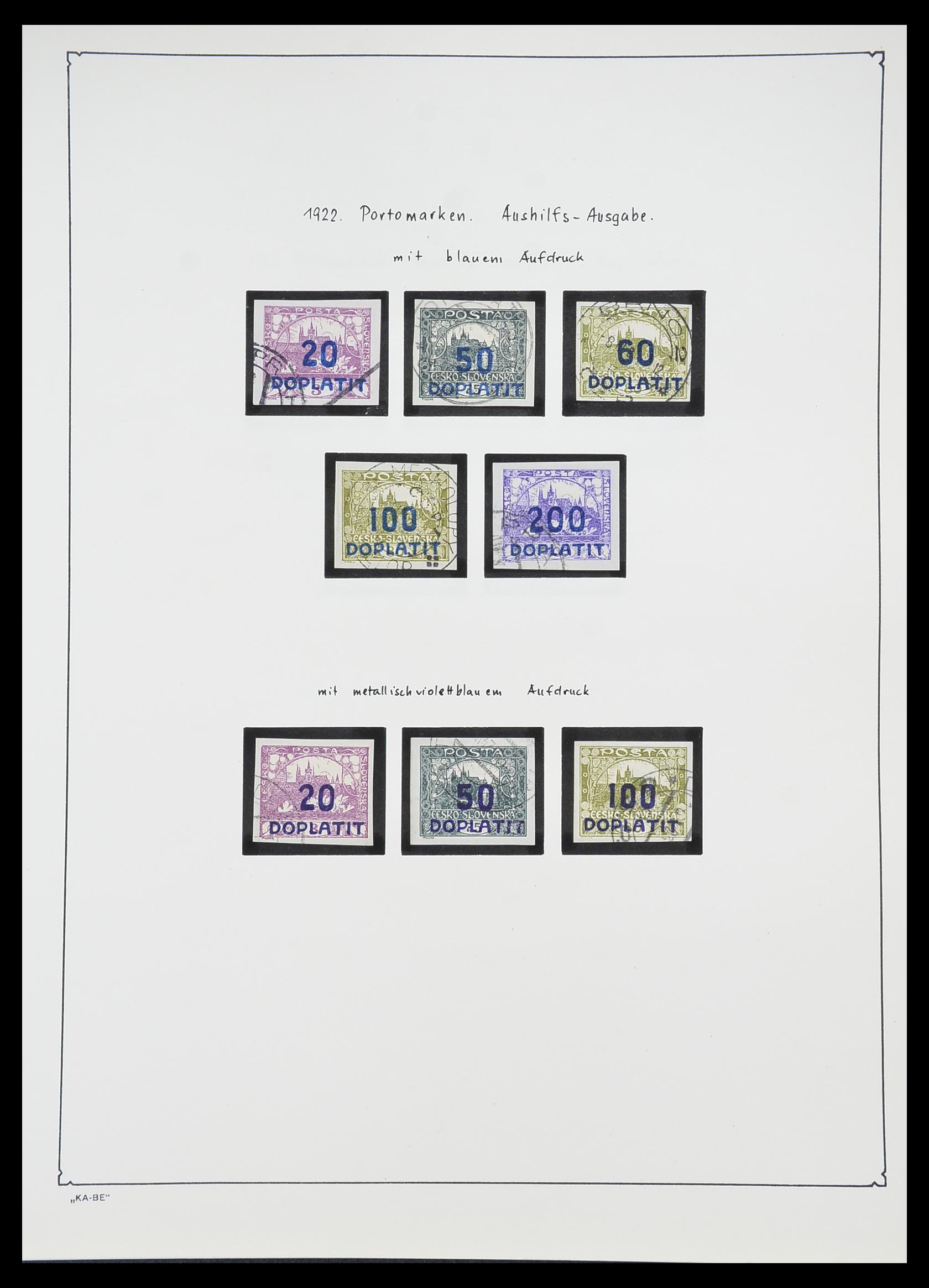 33952 059 - Stamp collection 33952 Czechoslovakia 1918-1956.