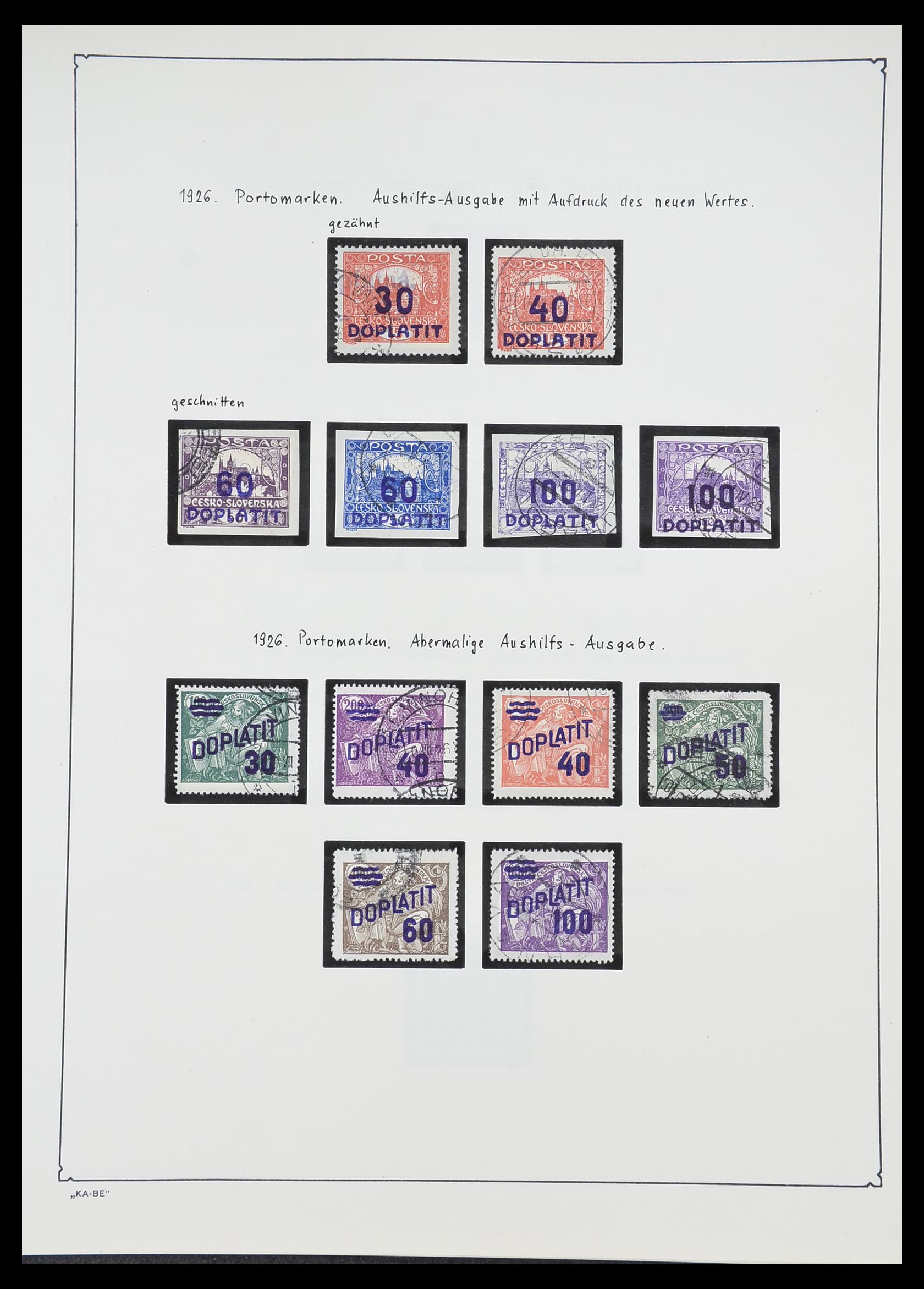 33952 063 - Stamp collection 33952 Czechoslovakia 1918-1956.