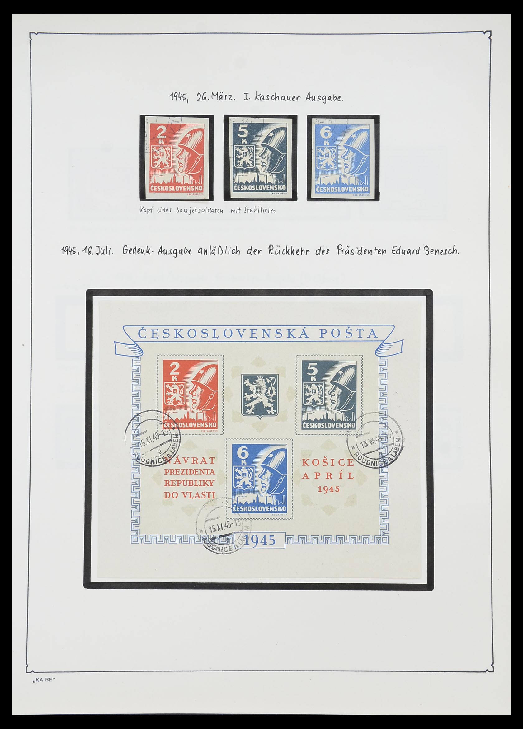 33952 068 - Stamp collection 33952 Czechoslovakia 1918-1956.