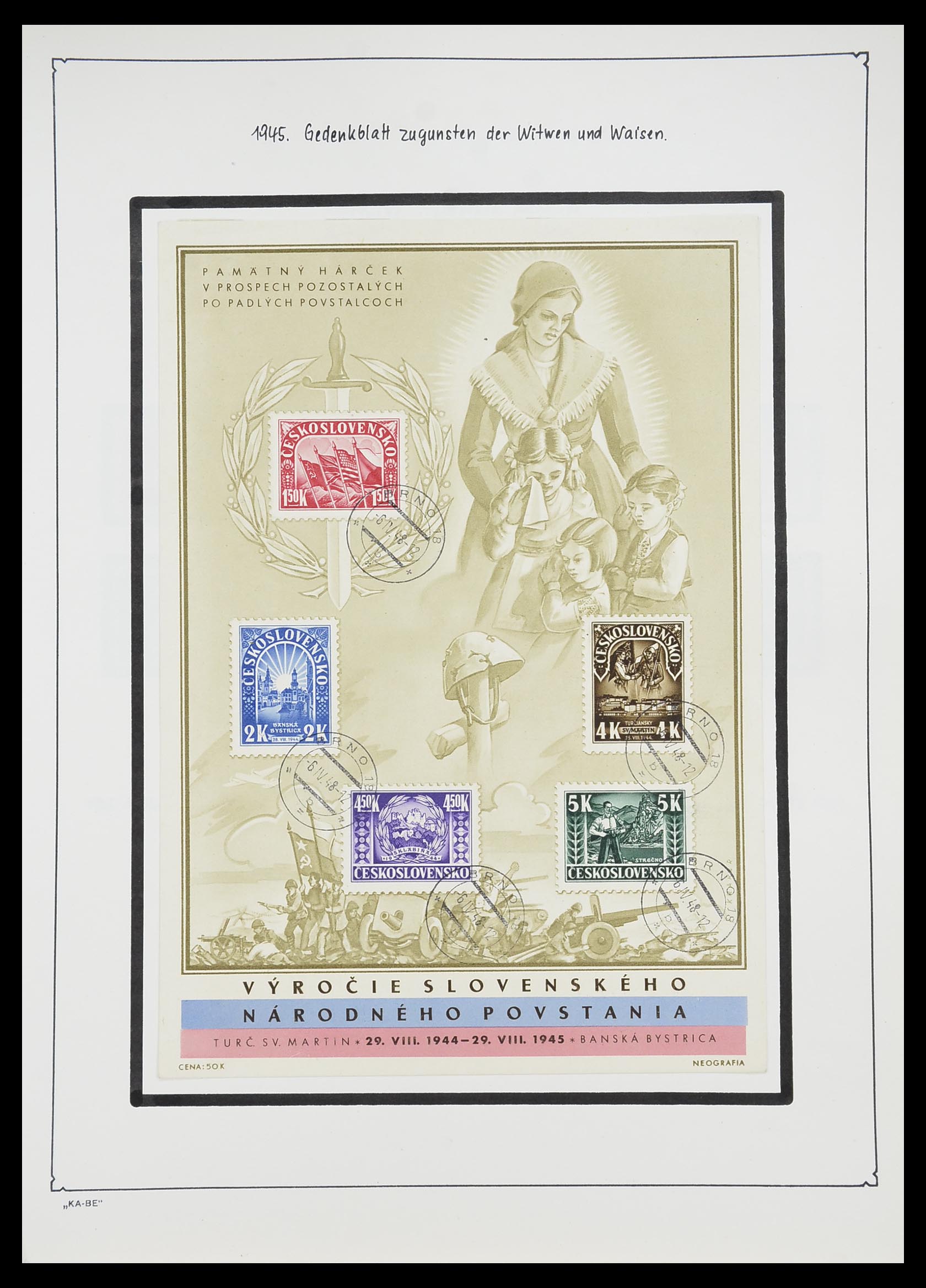 33952 072 - Stamp collection 33952 Czechoslovakia 1918-1956.