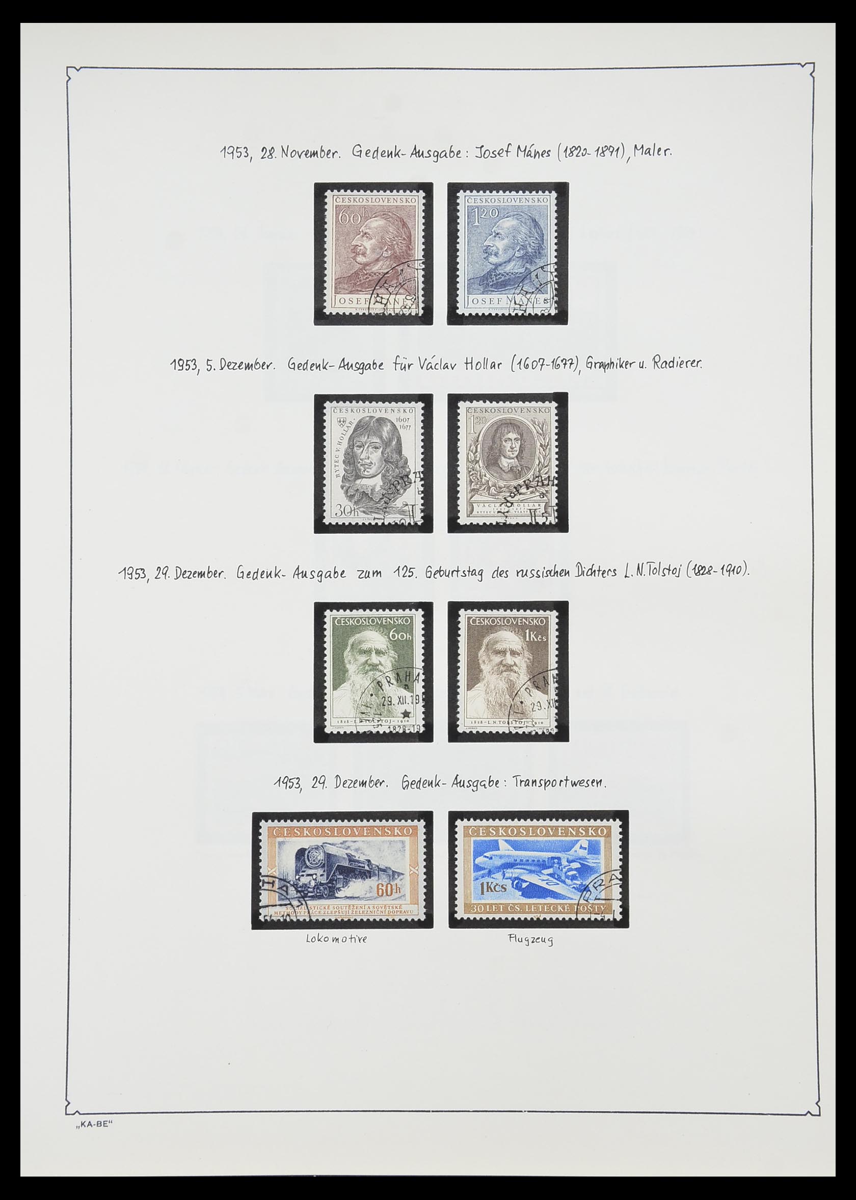 33952 120 - Postzegelverzameling 33952 Tsjechoslowakije 1918-1956.