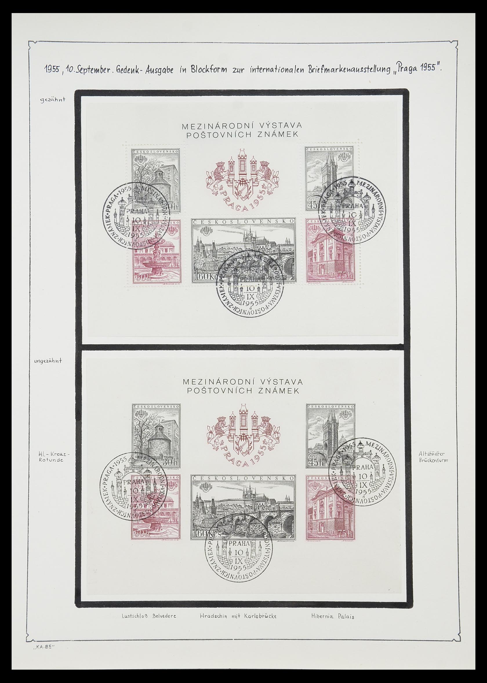 33952 131 - Postzegelverzameling 33952 Tsjechoslowakije 1918-1956.