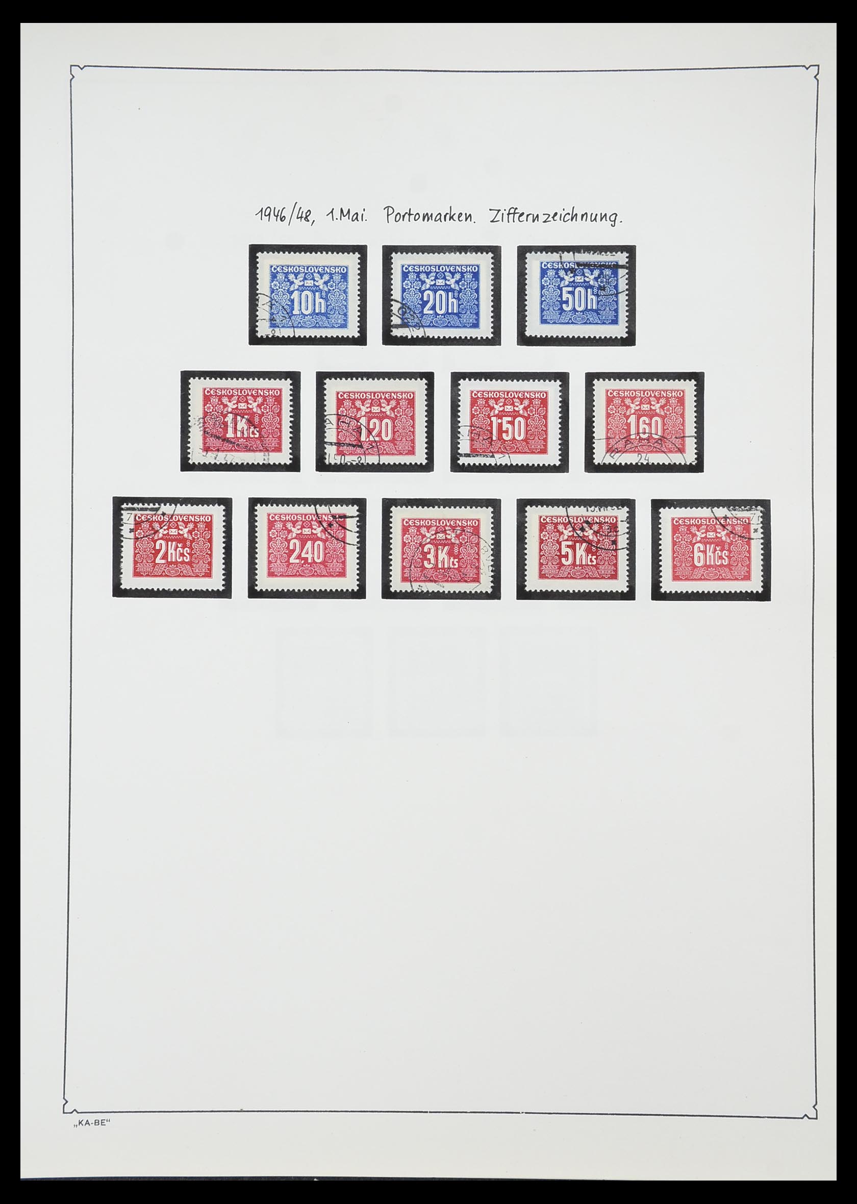 33952 153 - Stamp collection 33952 Czechoslovakia 1918-1956.