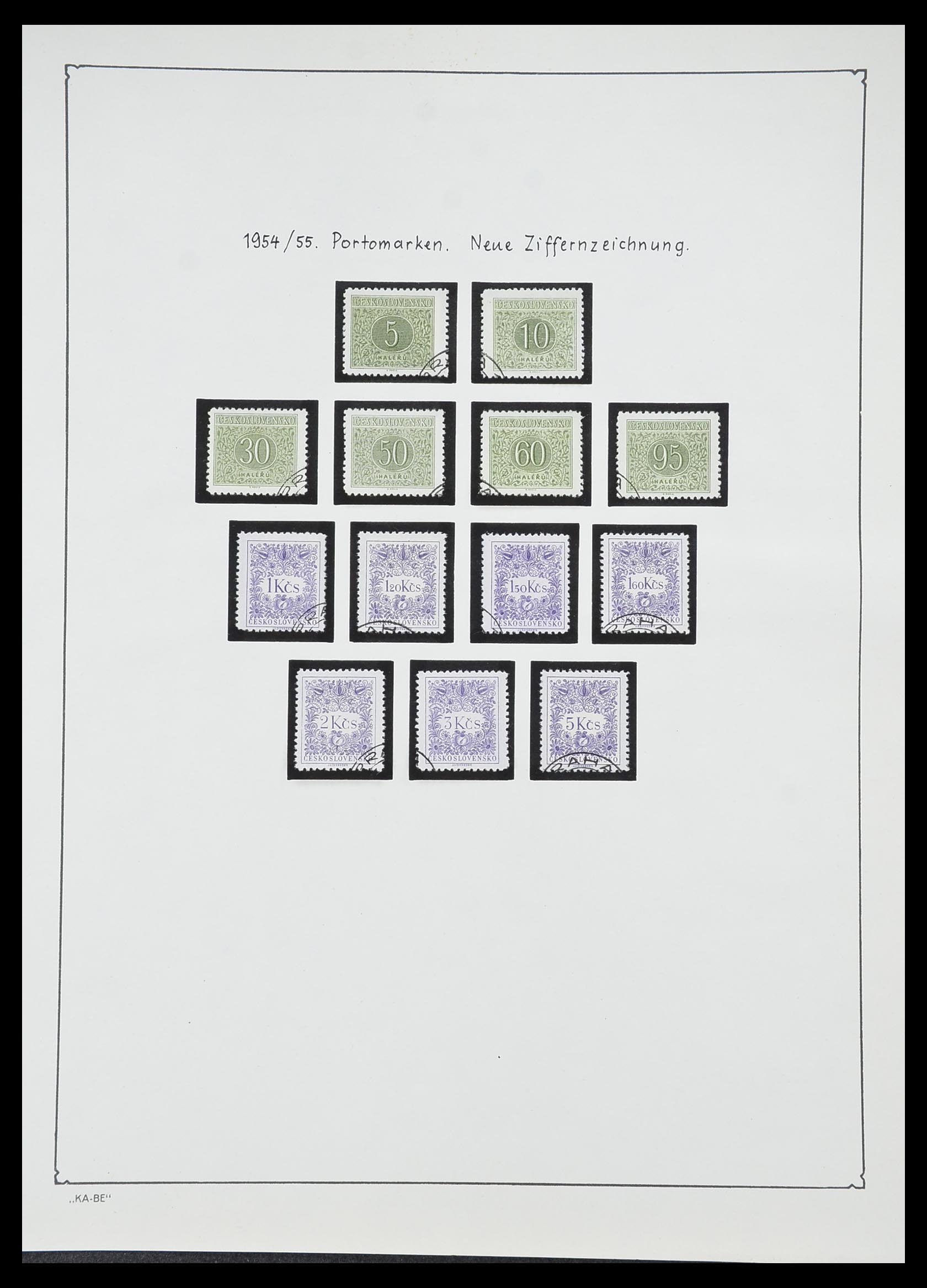 33952 154 - Postzegelverzameling 33952 Tsjechoslowakije 1918-1956.