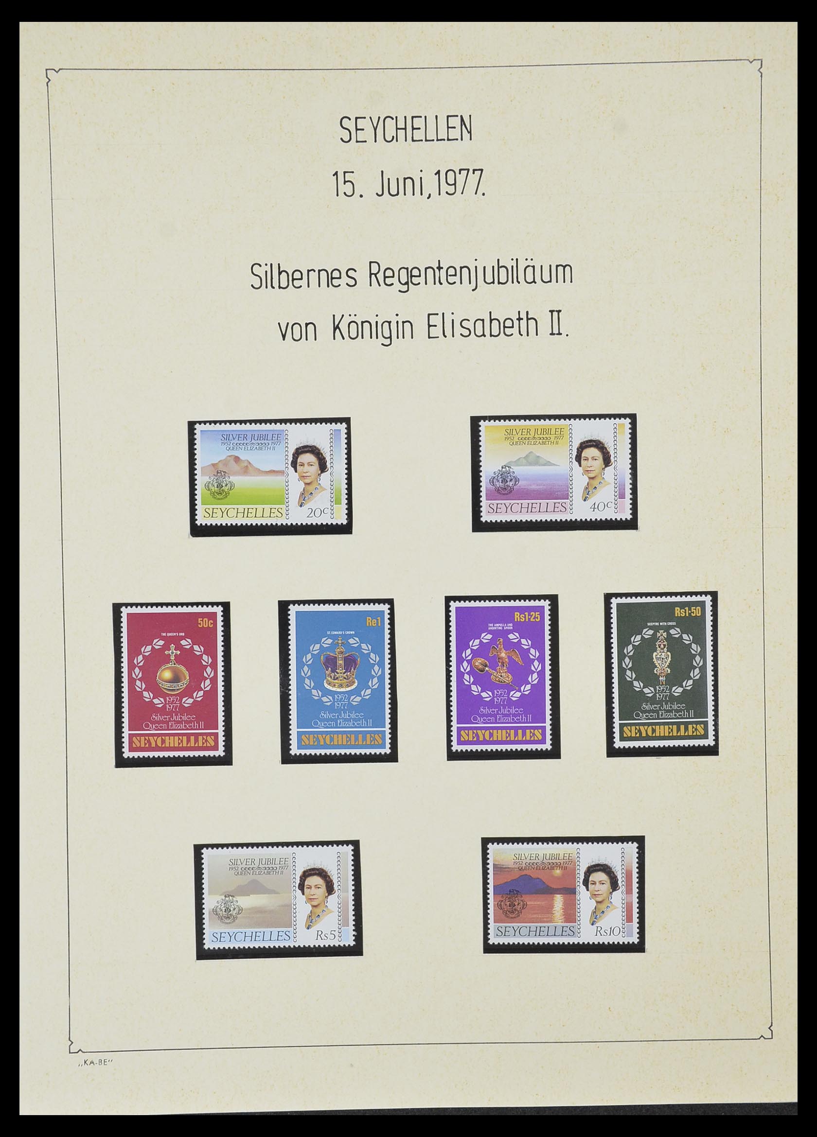 33953 011 - Postzegelverzameling 33953 Seychellen 1976-1988.