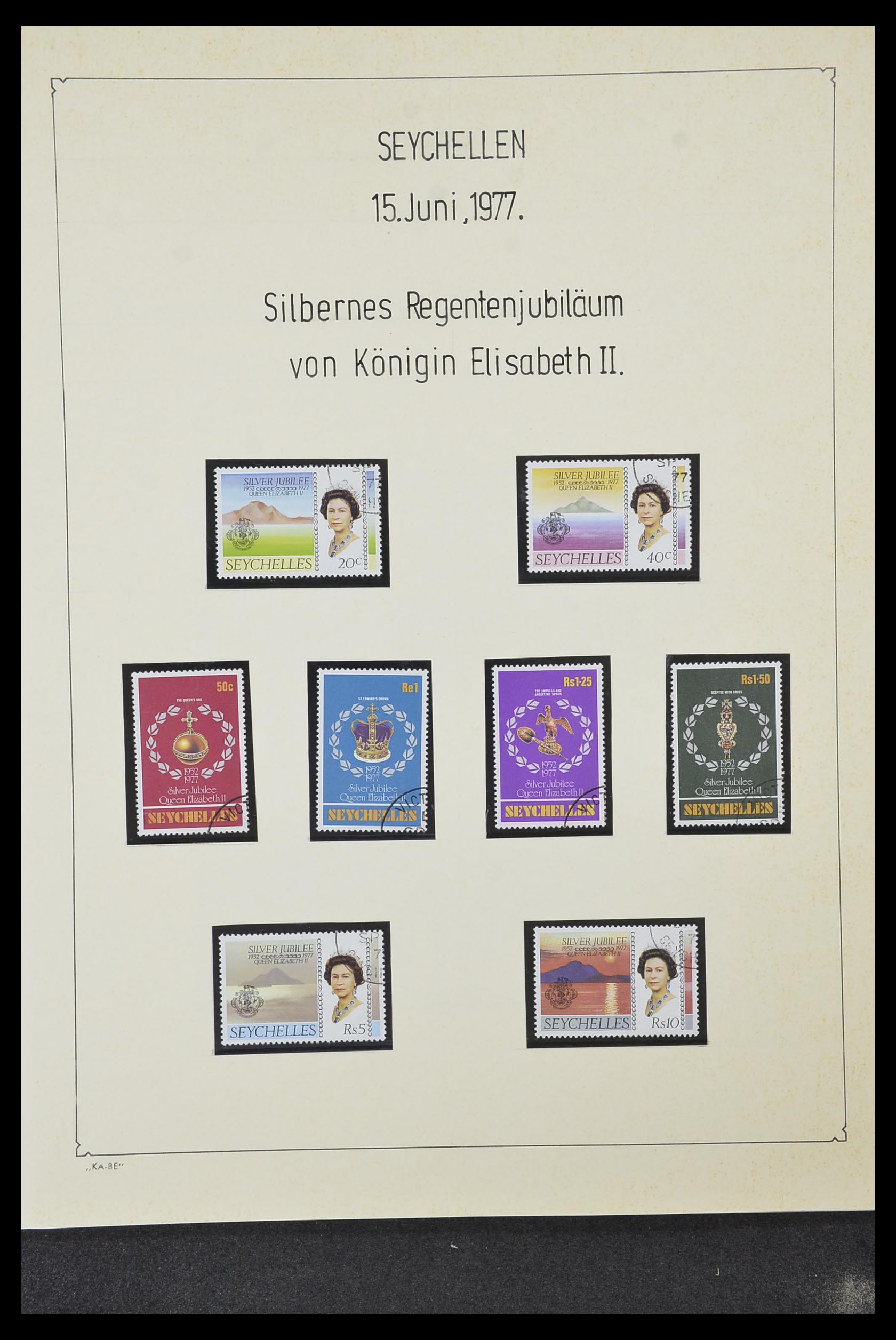 33953 012 - Postzegelverzameling 33953 Seychellen 1976-1988.