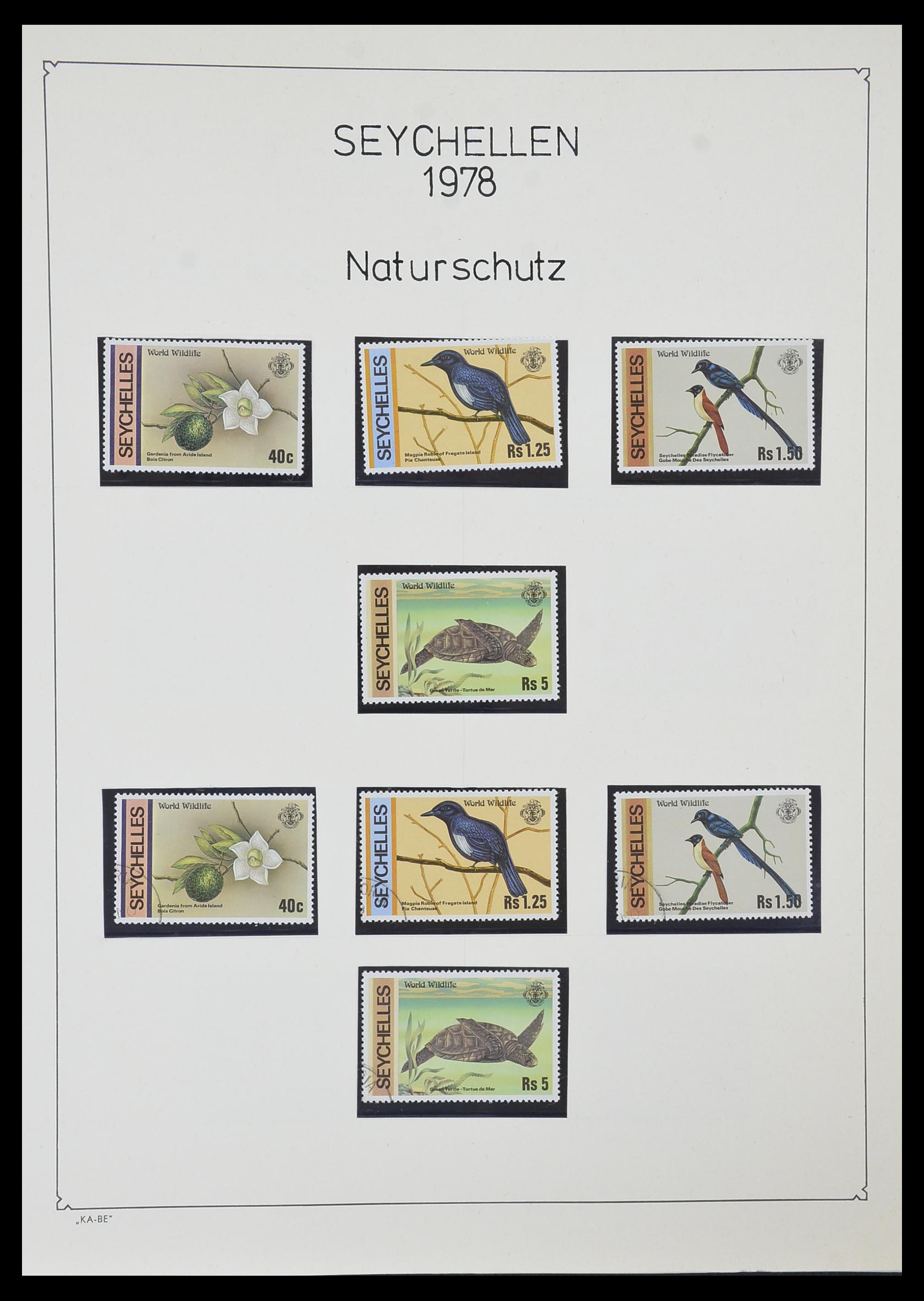 33953 023 - Stamp collection 33953 Seychelles 1976-1988.