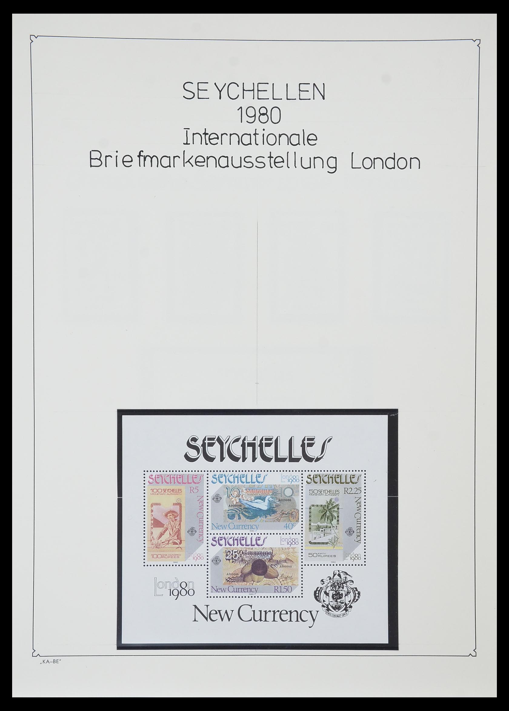 33953 037 - Stamp collection 33953 Seychelles 1976-1988.