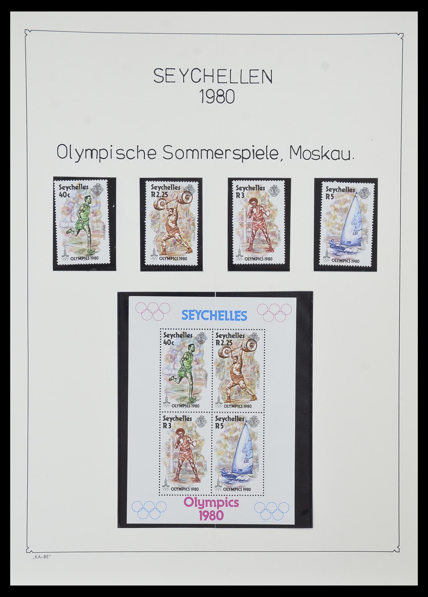33953 039 - Stamp collection 33953 Seychelles 1976-1988.
