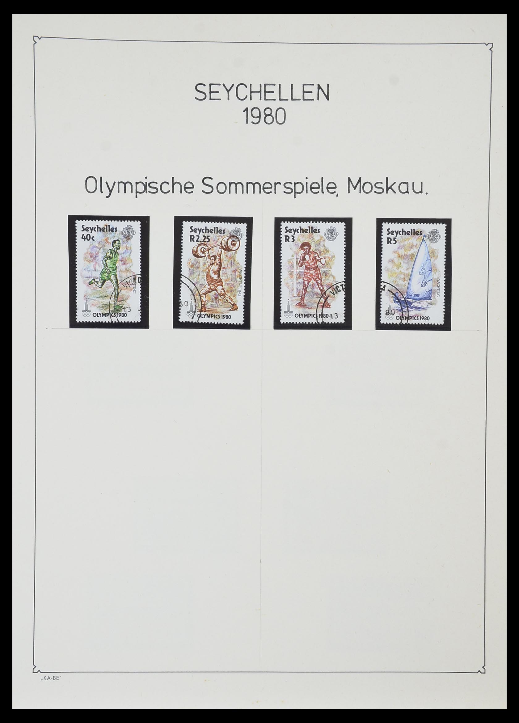 33953 040 - Stamp collection 33953 Seychelles 1976-1988.