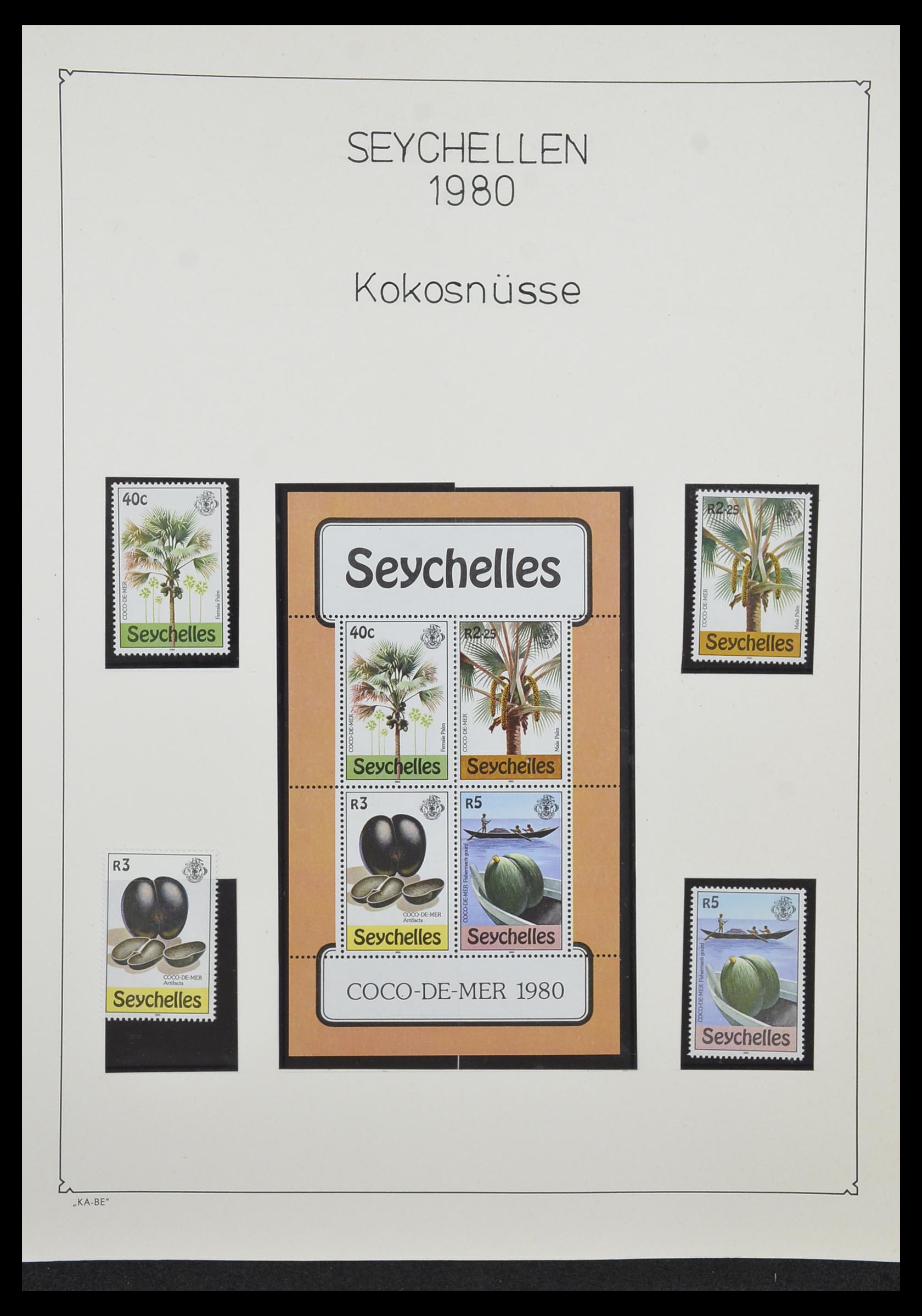 33953 042 - Stamp collection 33953 Seychelles 1976-1988.