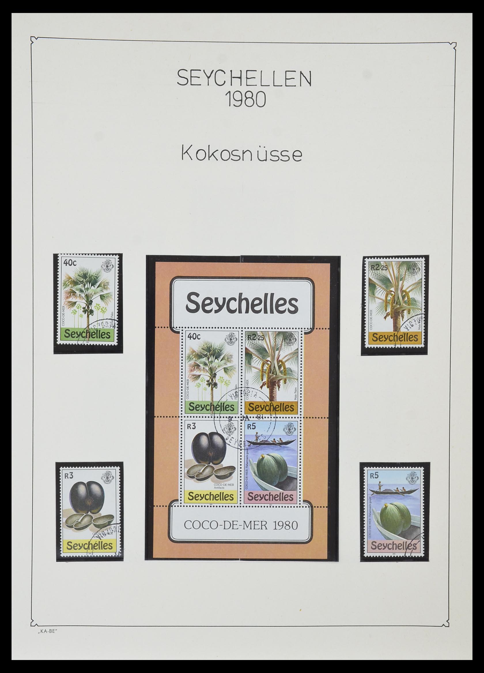 33953 043 - Stamp collection 33953 Seychelles 1976-1988.