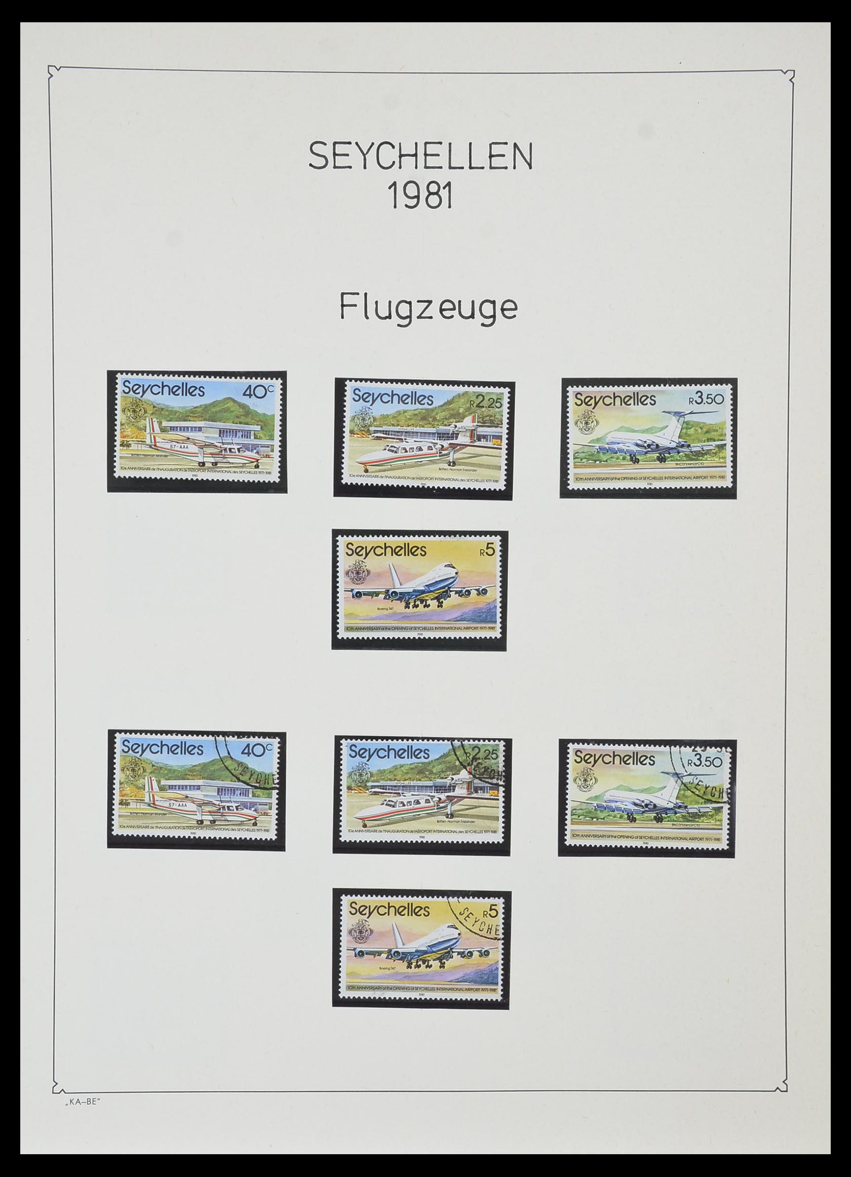 33953 050 - Stamp collection 33953 Seychelles 1976-1988.