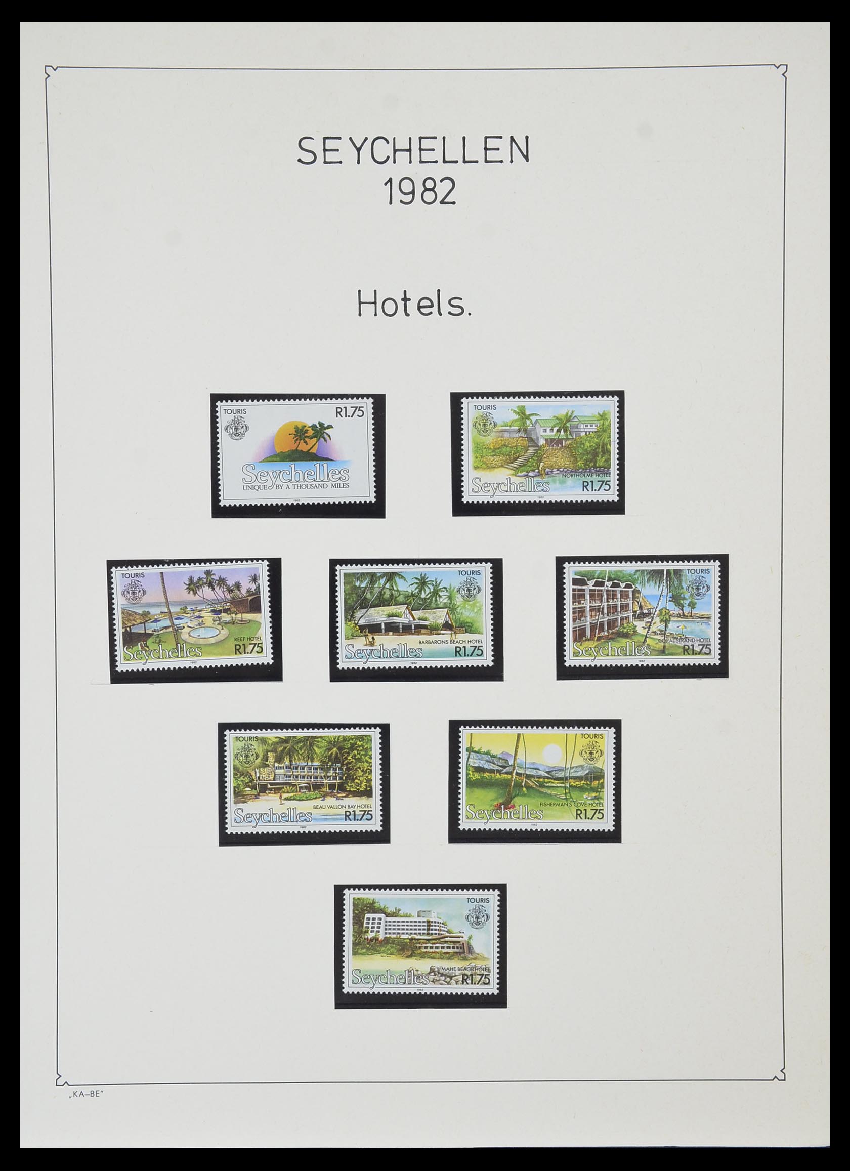 33953 057 - Stamp collection 33953 Seychelles 1976-1988.