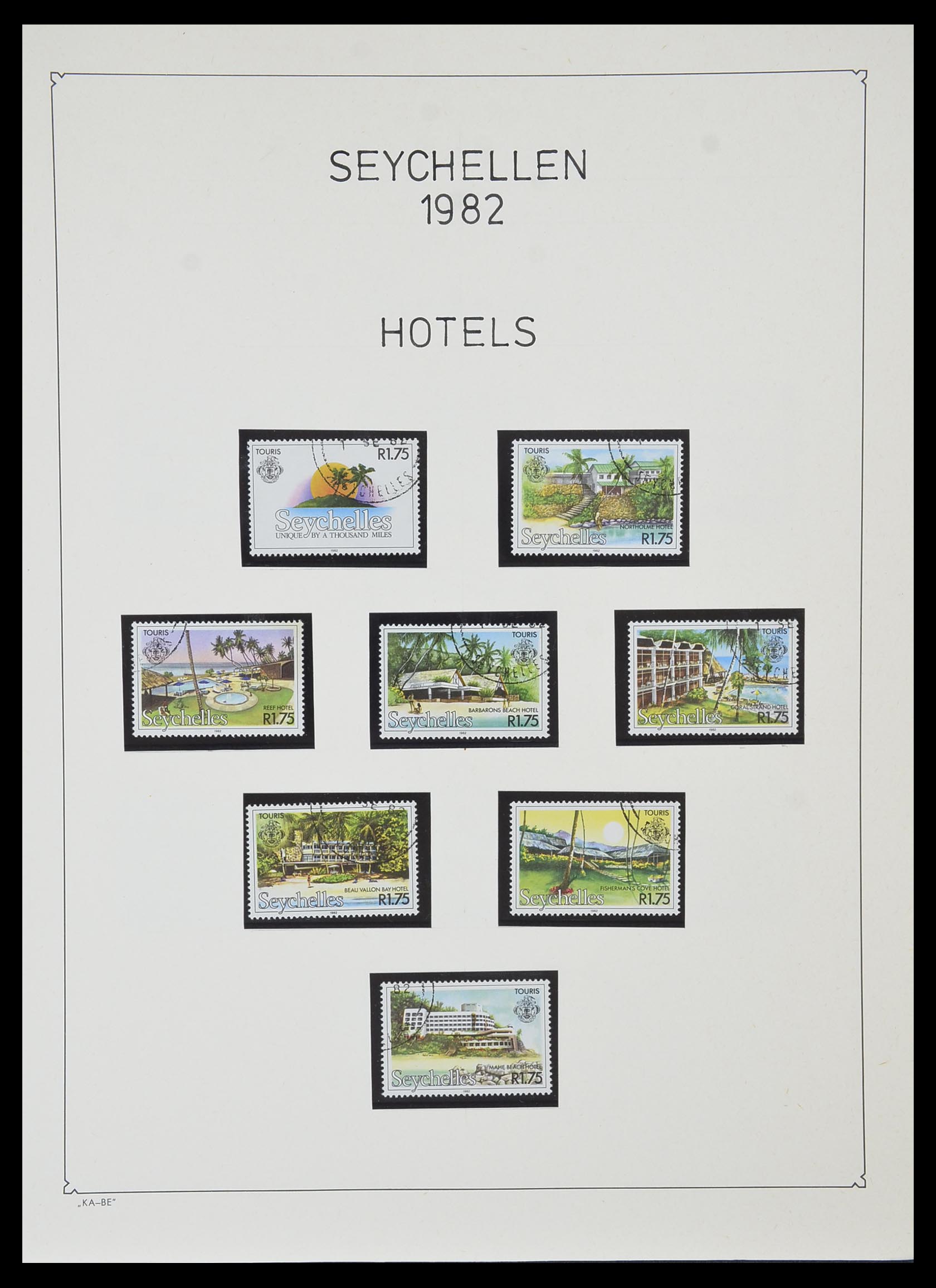 33953 058 - Stamp collection 33953 Seychelles 1976-1988.