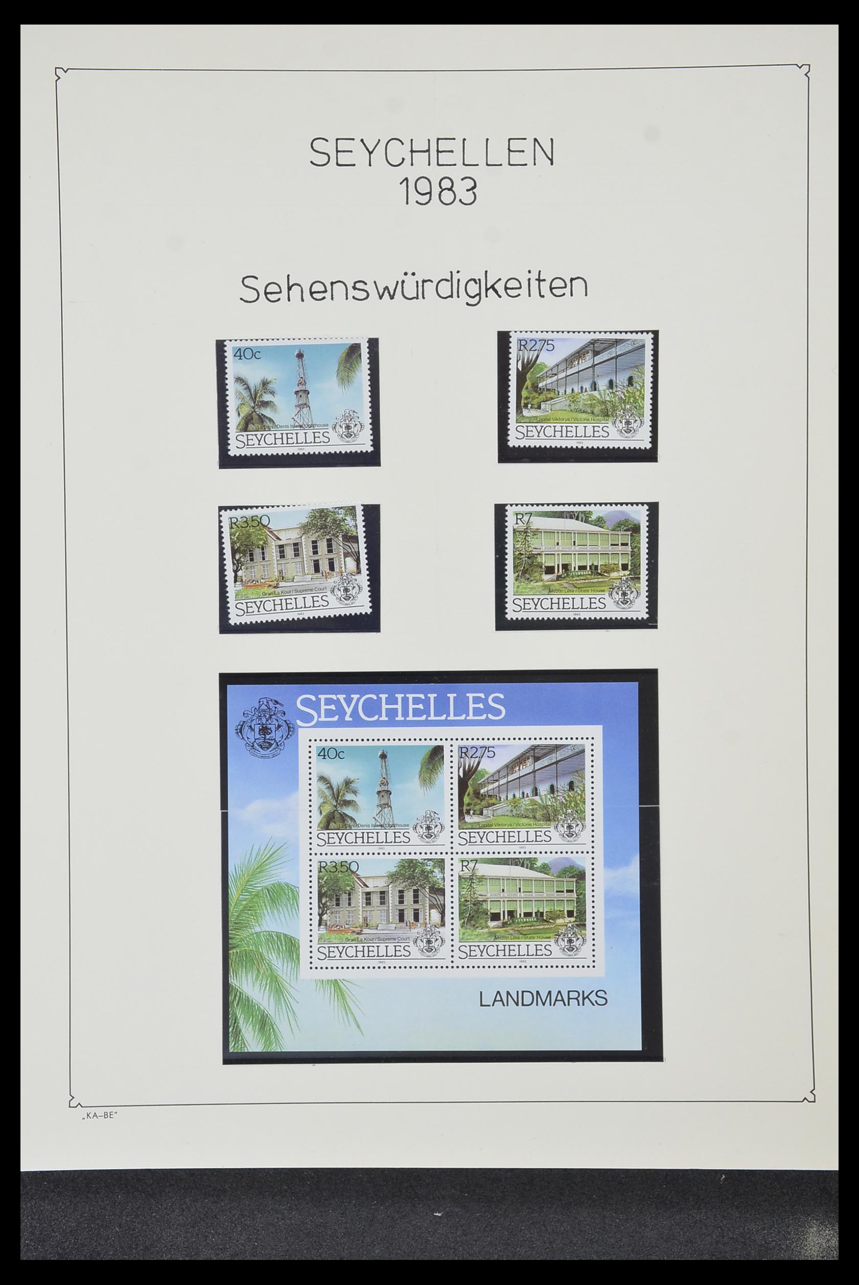 33953 062 - Stamp collection 33953 Seychelles 1976-1988.