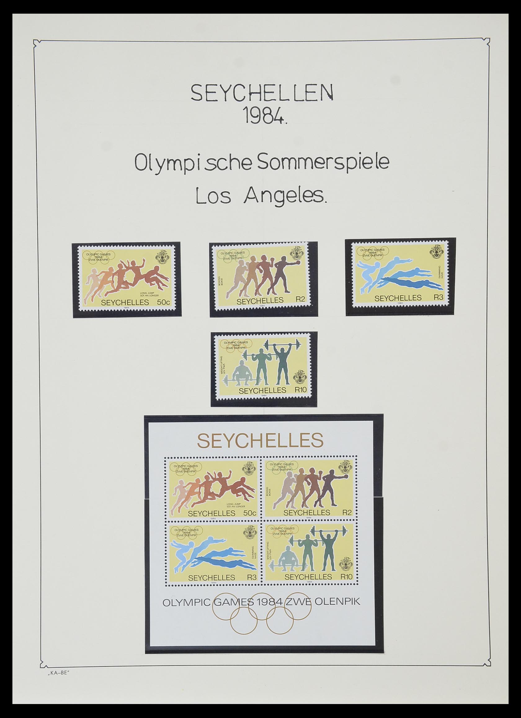 33953 069 - Stamp collection 33953 Seychelles 1976-1988.