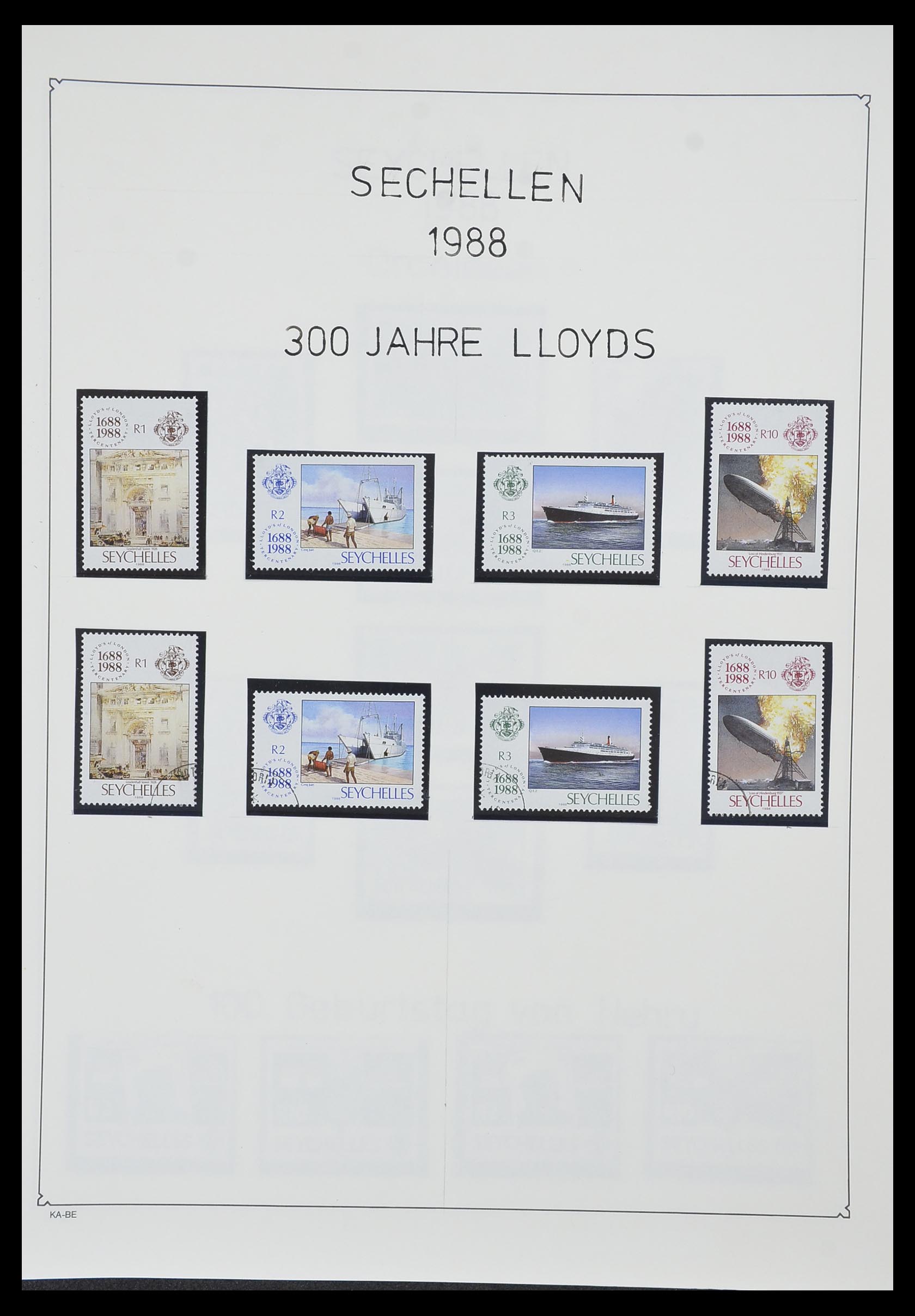 33953 091 - Stamp collection 33953 Seychelles 1976-1988.