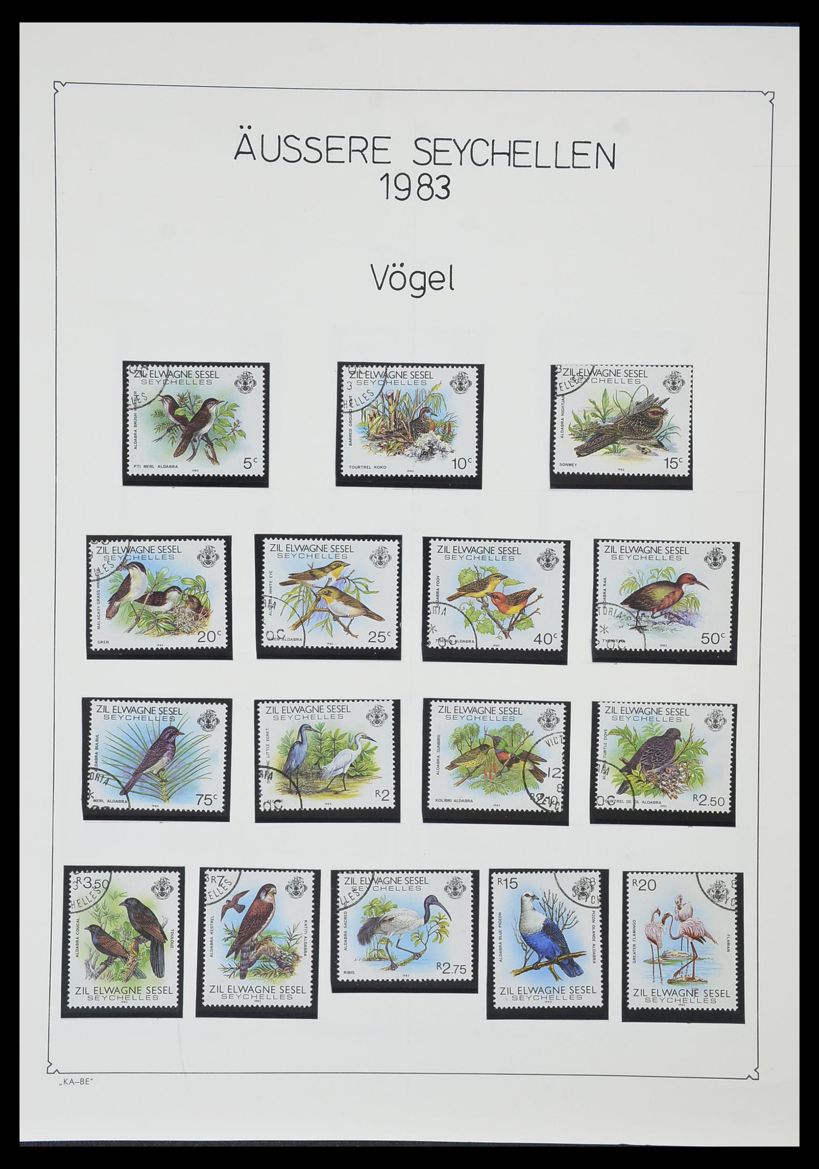 33953 106 - Stamp collection 33953 Seychelles 1976-1988.