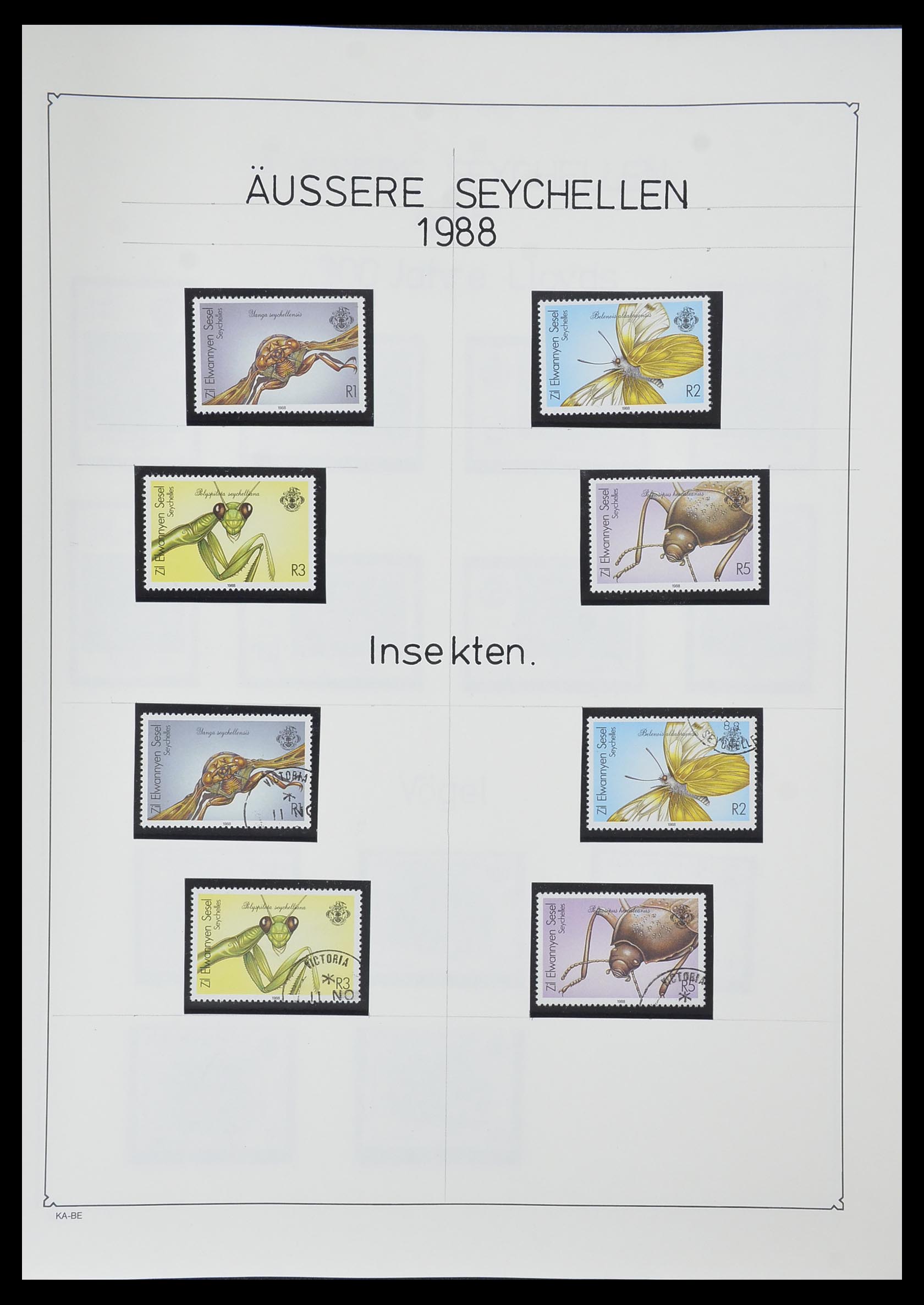 33953 121 - Stamp collection 33953 Seychelles 1976-1988.