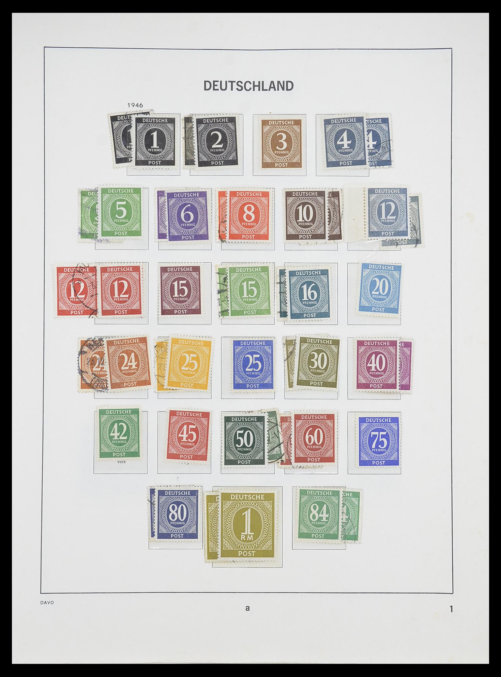 33954 001 - Postzegelverzameling 33954 Bundespost en Berlijn 1945-1972.